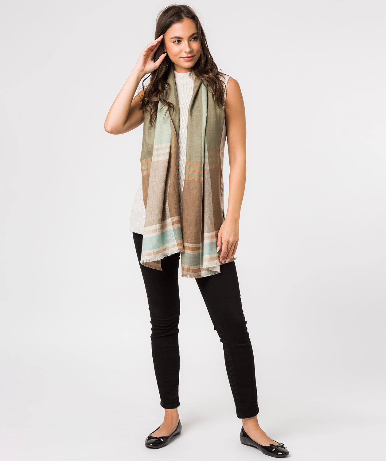 'Asteris' Cashmere & Merino Wool Pashmina