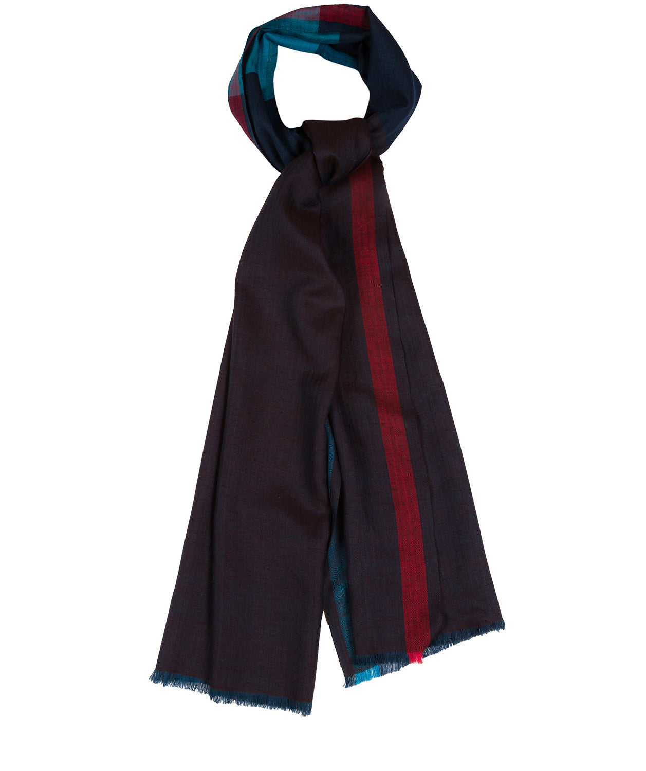 'Gradient' Cashmere & Merino Wool Pashmina