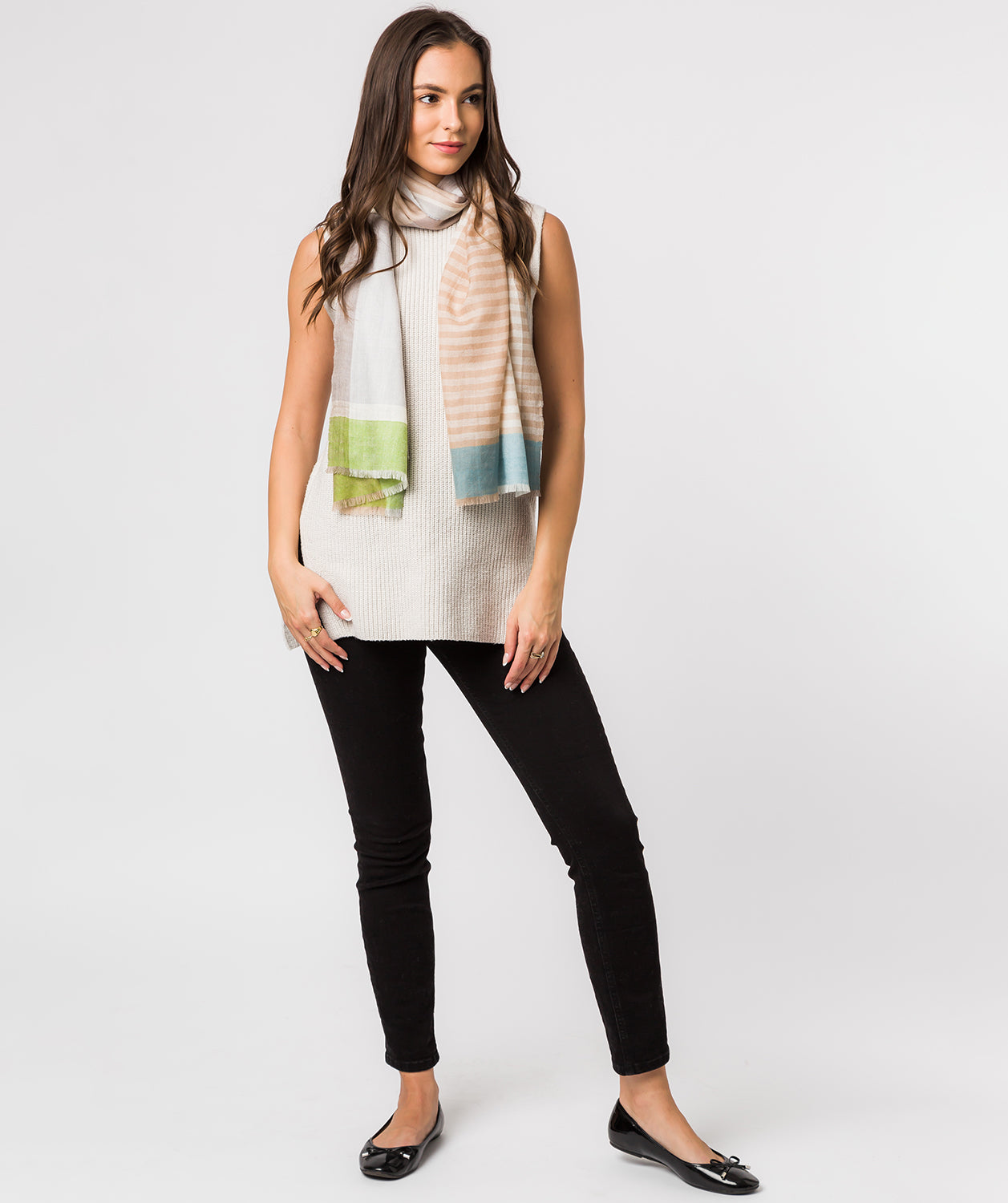 'Charon' Cashmere & Merino Wool Pashmina