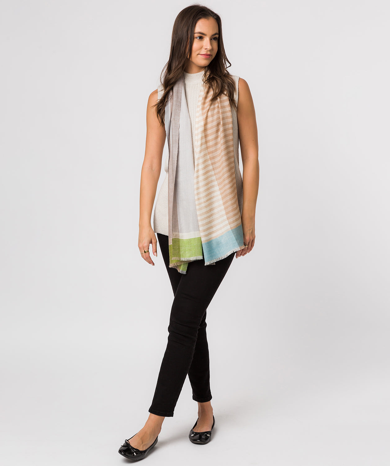 'Charon' Cashmere & Merino Wool Pashmina