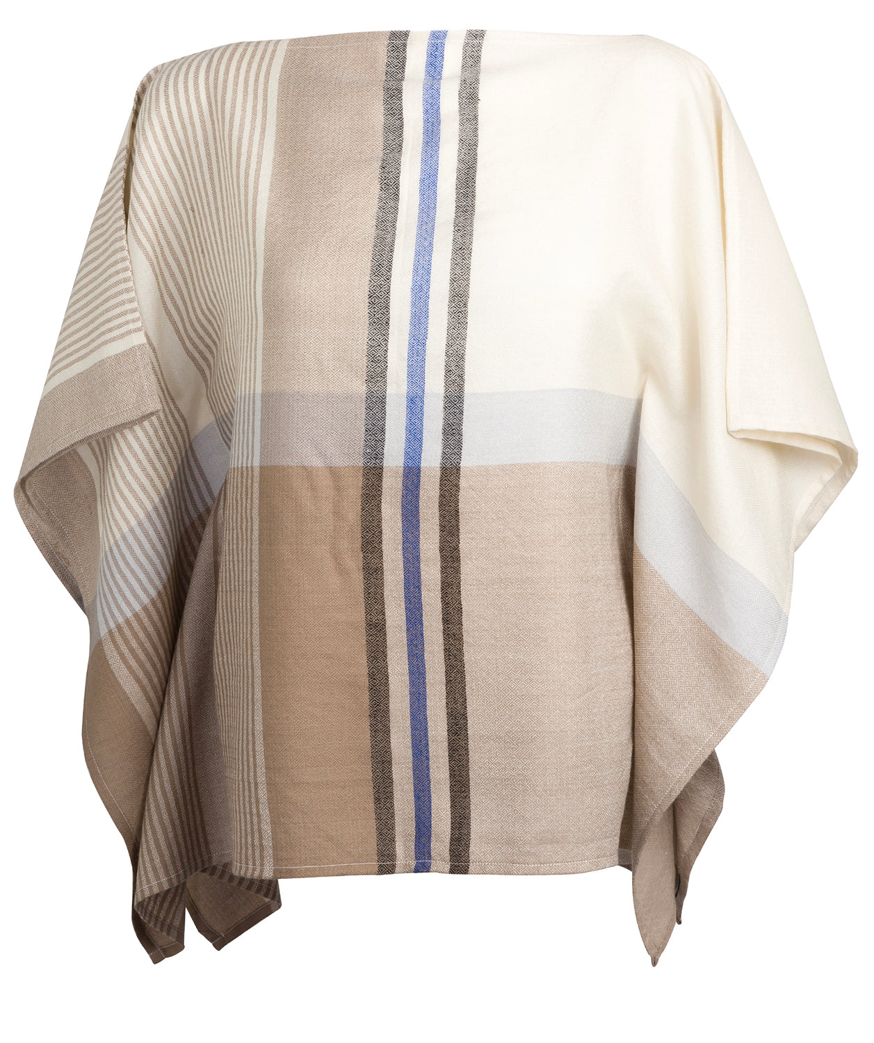 'Hex' 100% Merino Wool Poncho