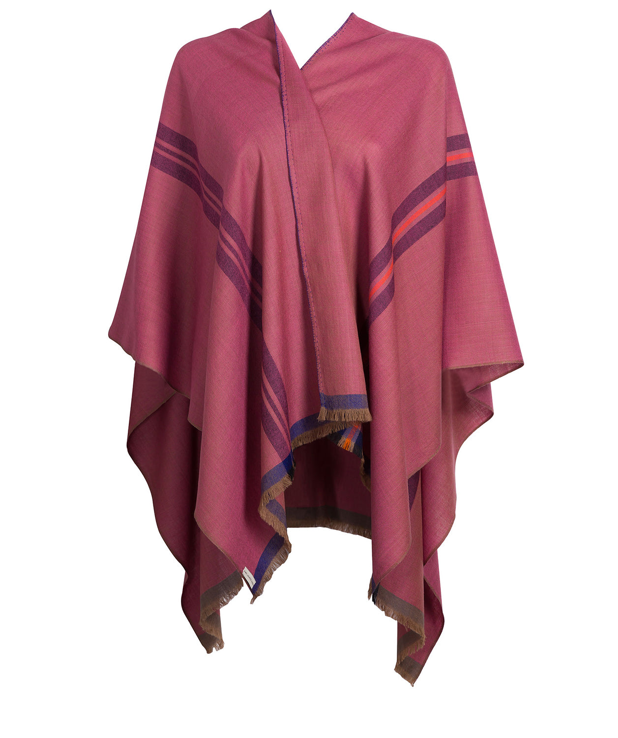 'Vision' 100% Merino Wool Poncho