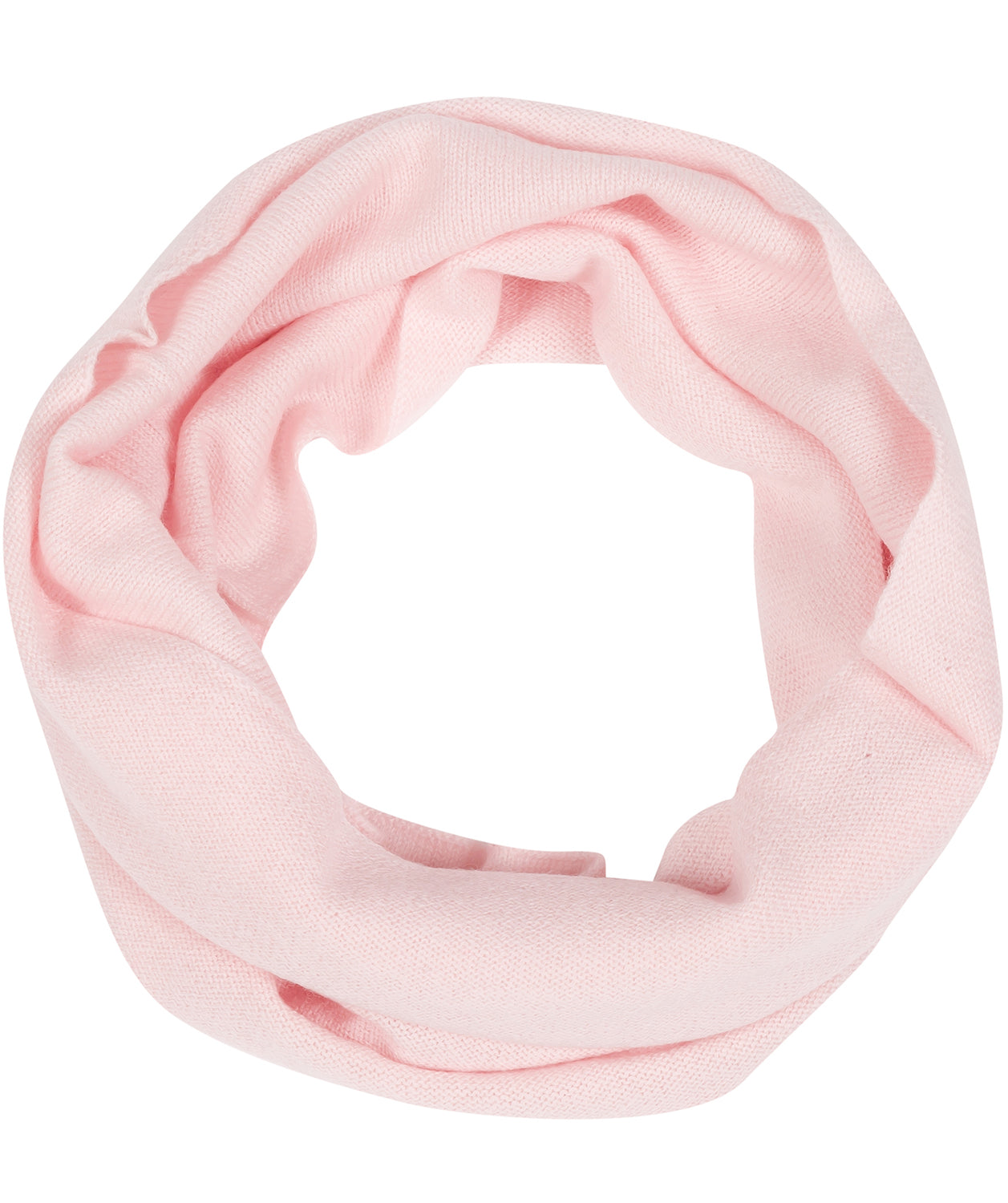 'Holker' Blush Pink Cashmere & Merino Wool Snood