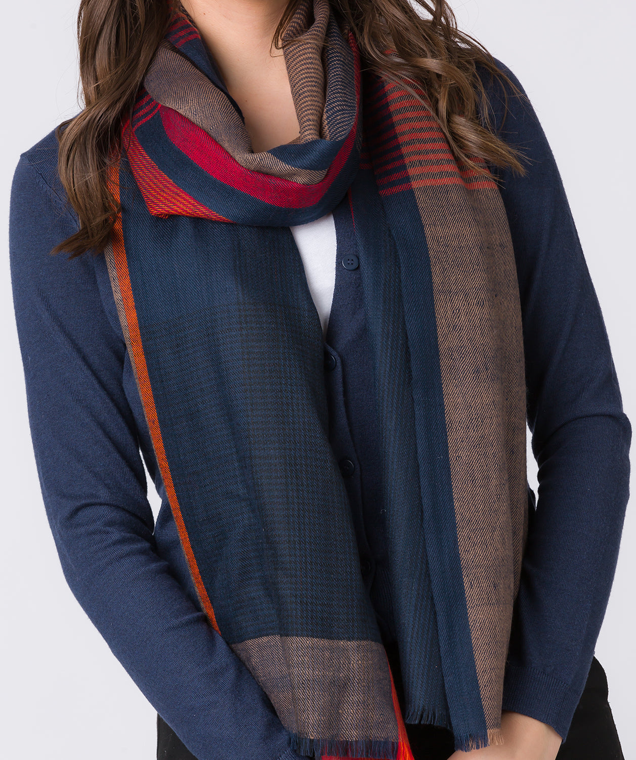 'Quasar' Cashmere & Merino Wool Scarf