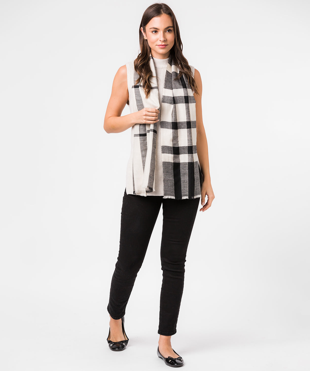 'Scale' Cashmere & Merino Wool Scarf