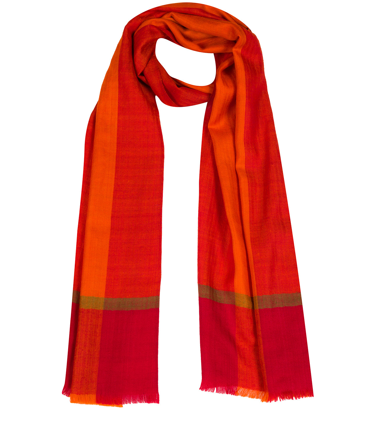 'Solar' Cashmere & Merino Wool Scarf