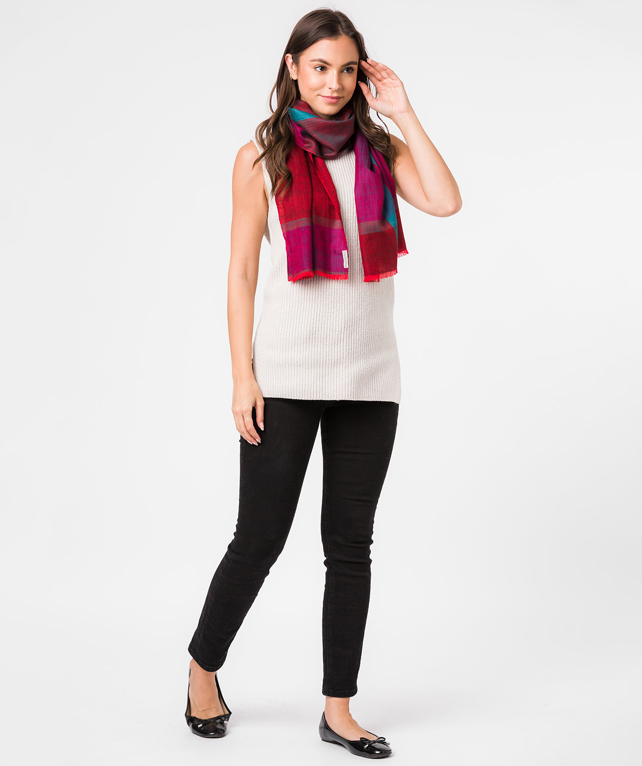 'Supernova' Cashmere & Merino Wool Scarf