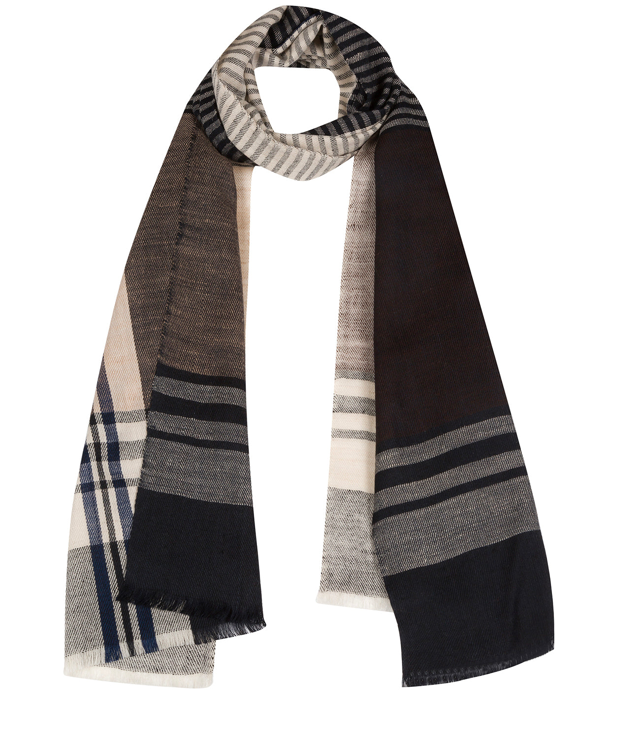 'Mono' Cashmere & Merino Wool Scarf