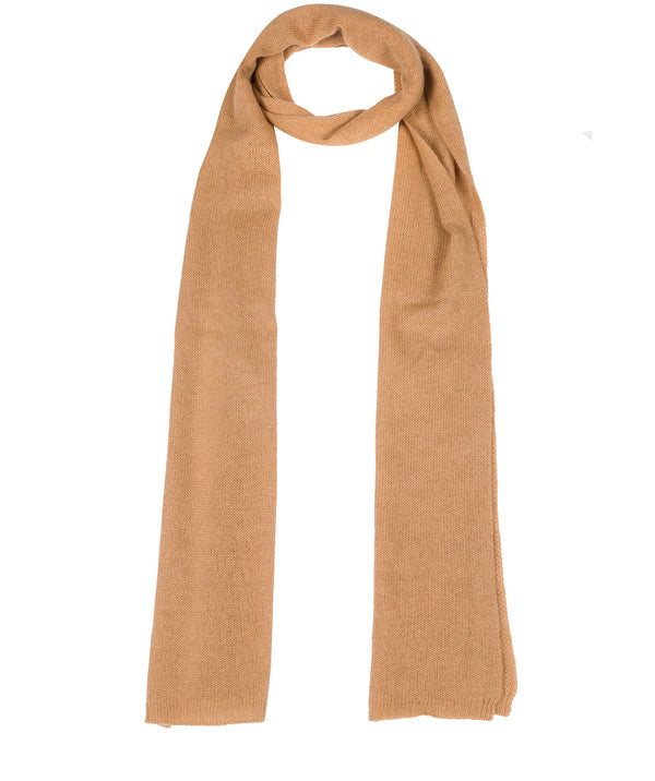 'Bristol' Caramel Merino Wool Scarf