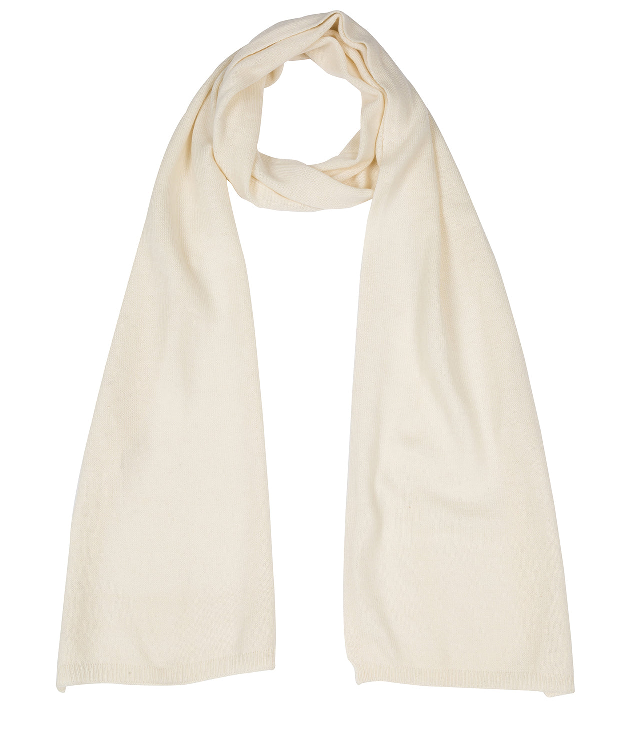 'Bristol' Cream Merino Wool Scarf