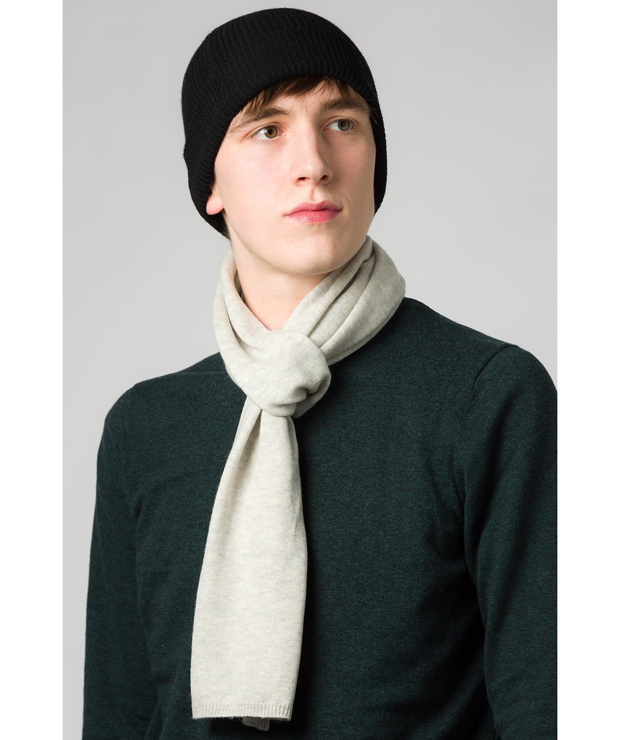 'Bristol' Foggy Merino Wool Scarf