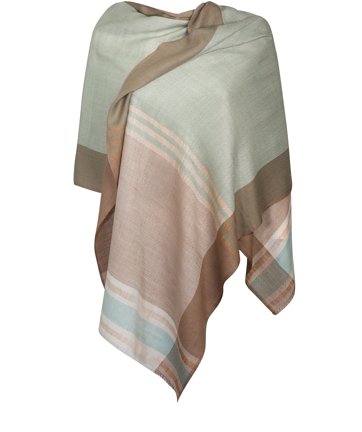 'Asteris' Cashmere & Merino Wool Shawl Wrap