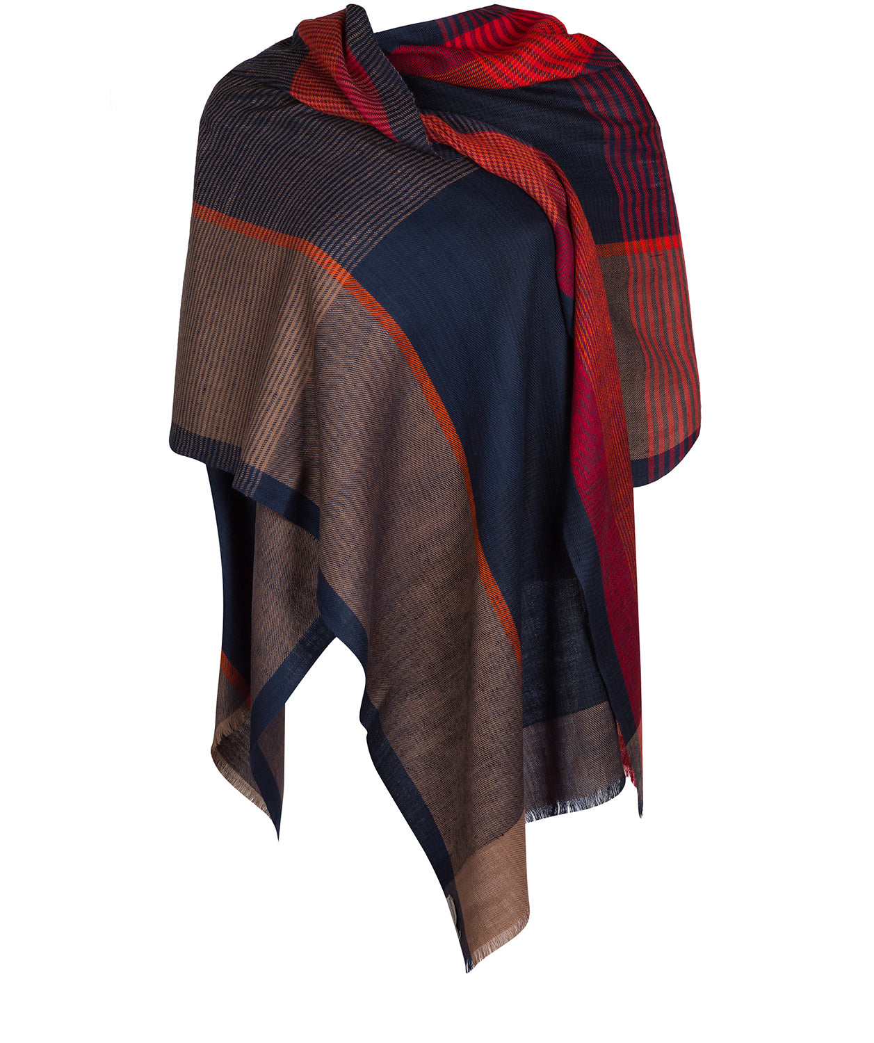 'Quasar' Cashmere & Merino Wool Shawl Wrap