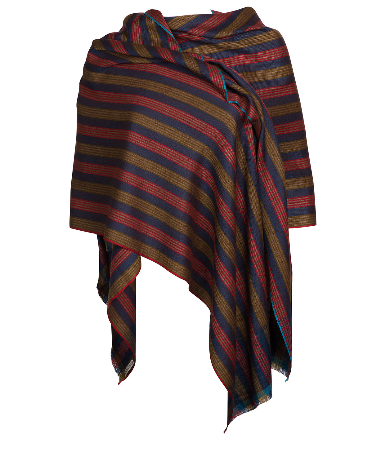 'Ratio' Cashmere & Merino Wool Shawl Wrap