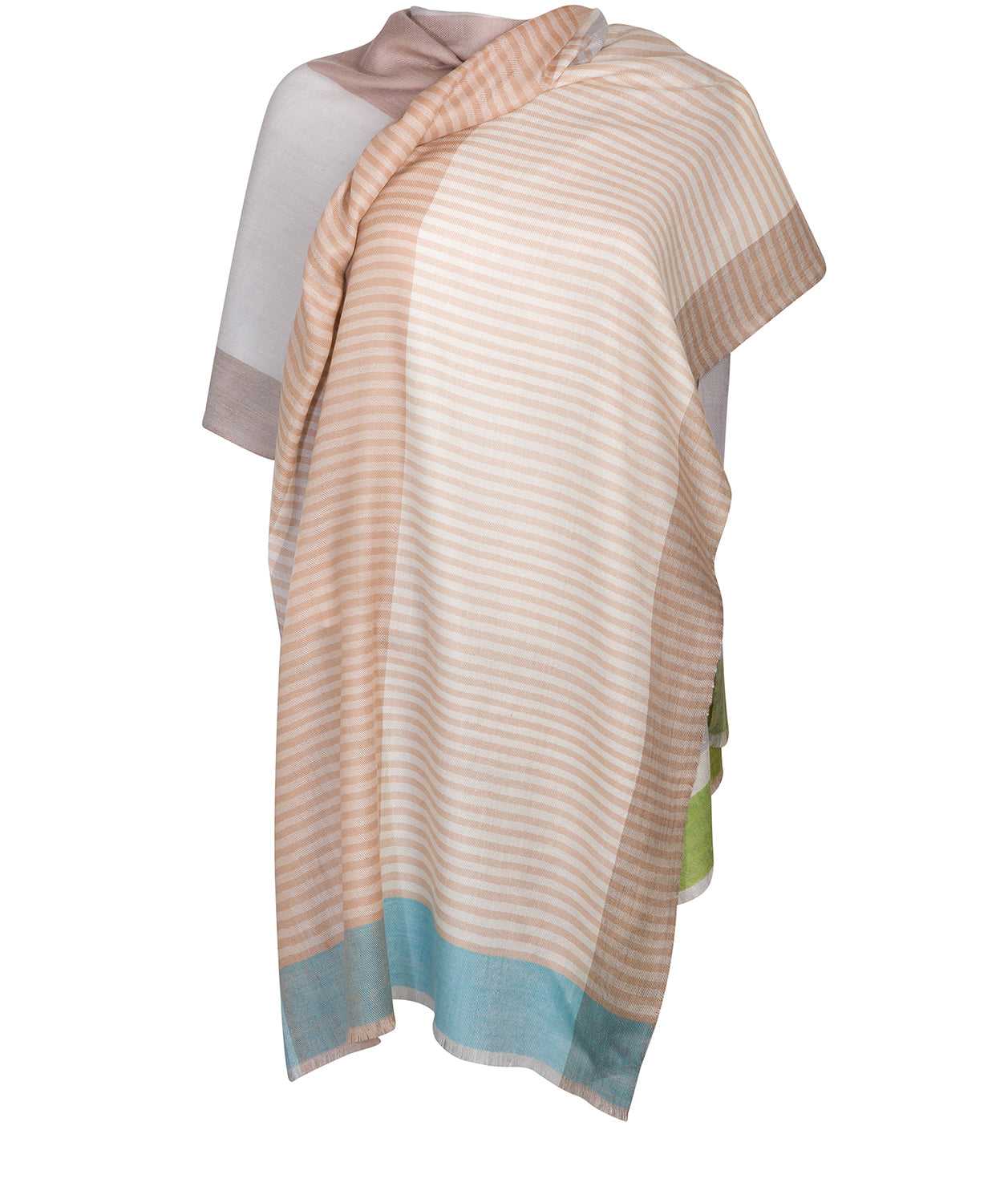 'Charon' Cashmere & Merino Wool Shawl Wrap