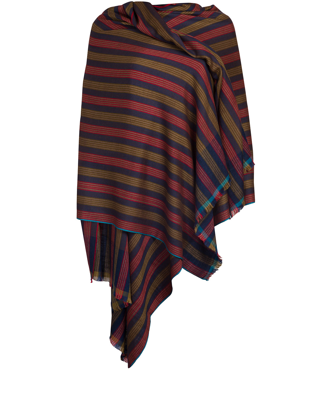 'Ratio' Cashmere & Merino Wool Throw