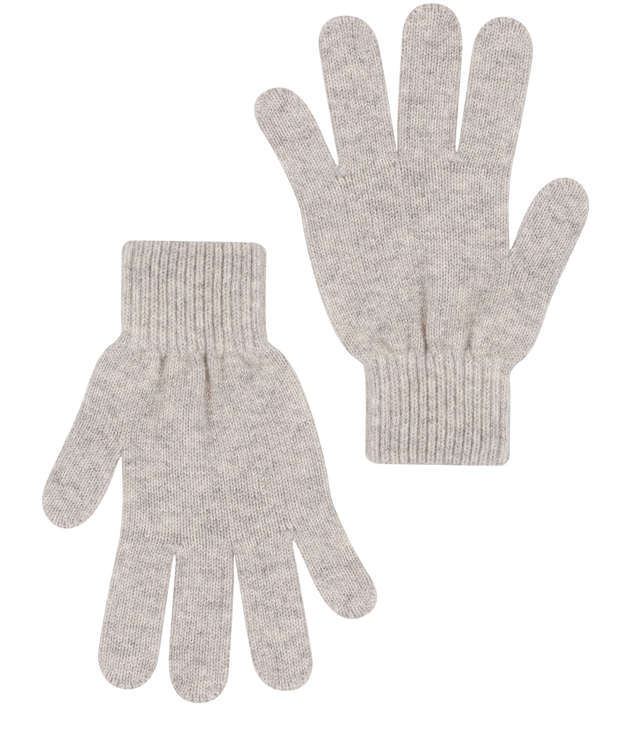 'Windermere' Foggy Cashmere & Merino Wool Gloves