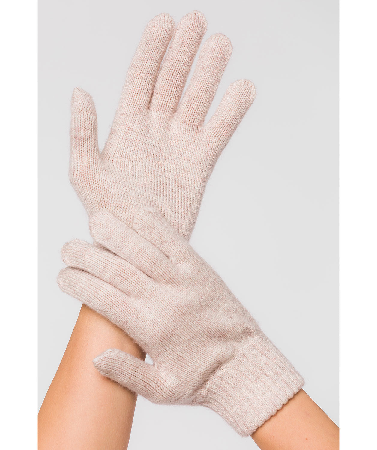 'Windermere' Oatmeal Cashmere & Merino Wool Gloves