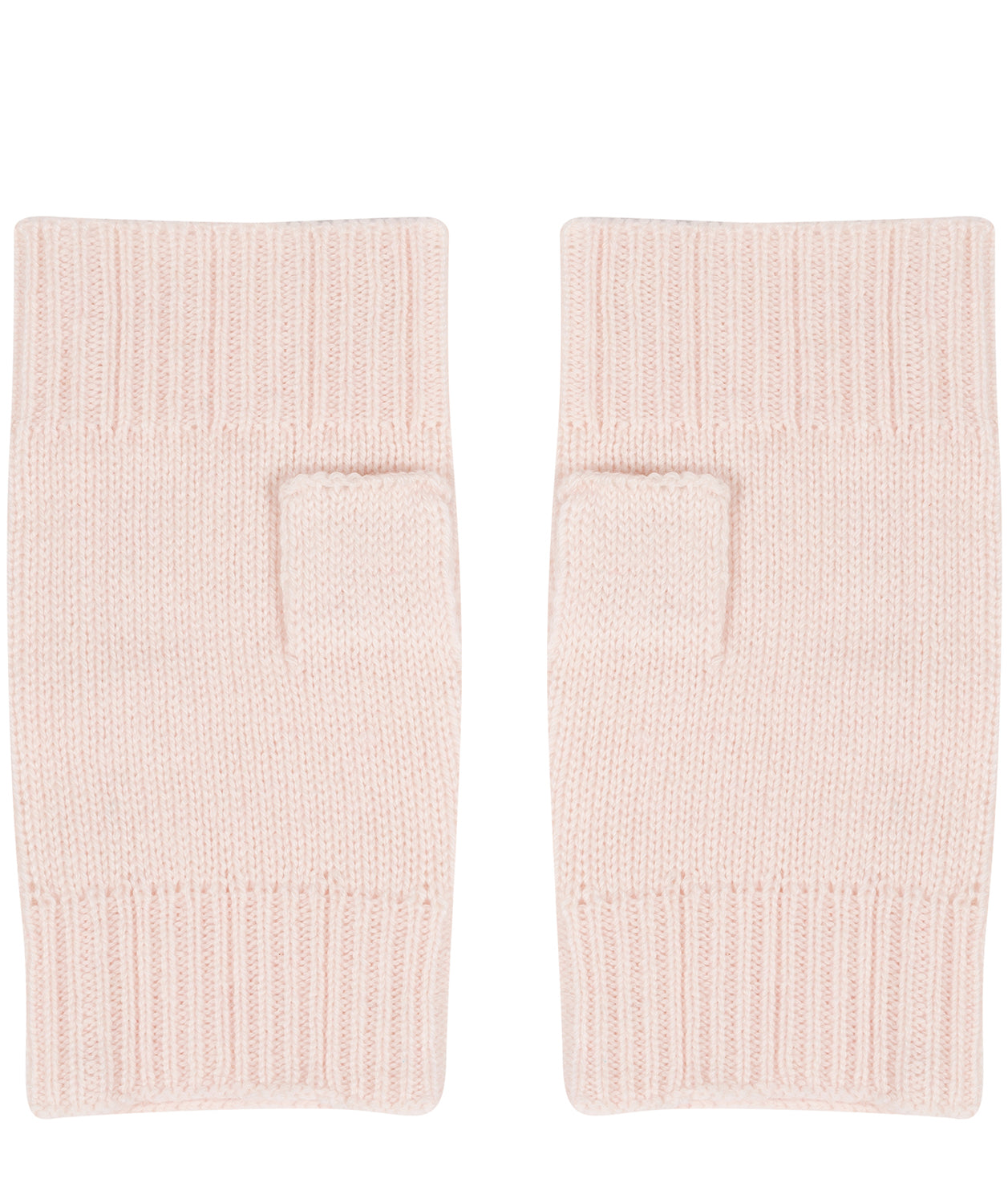 'Grange' Cream Cashmere & Merino Wool Wrist Warmers