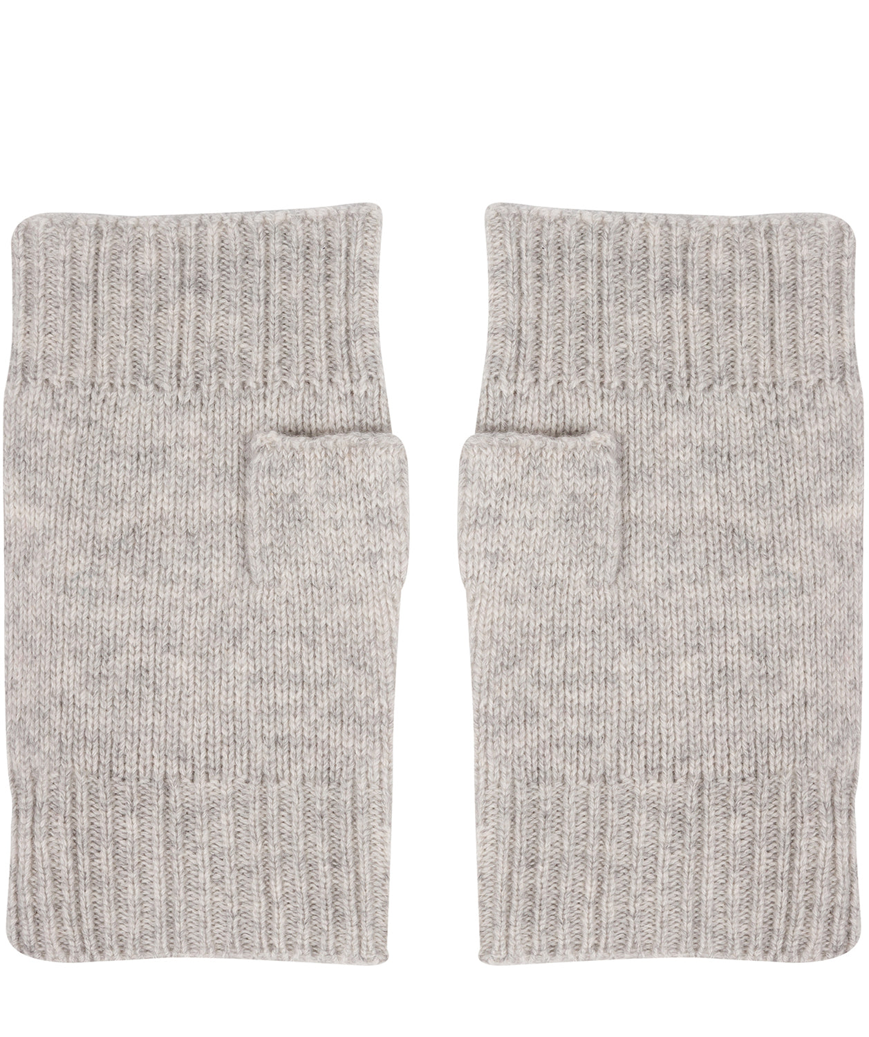 'Grange' Foggy Cashmere & Merino Wool Wrist Warmers