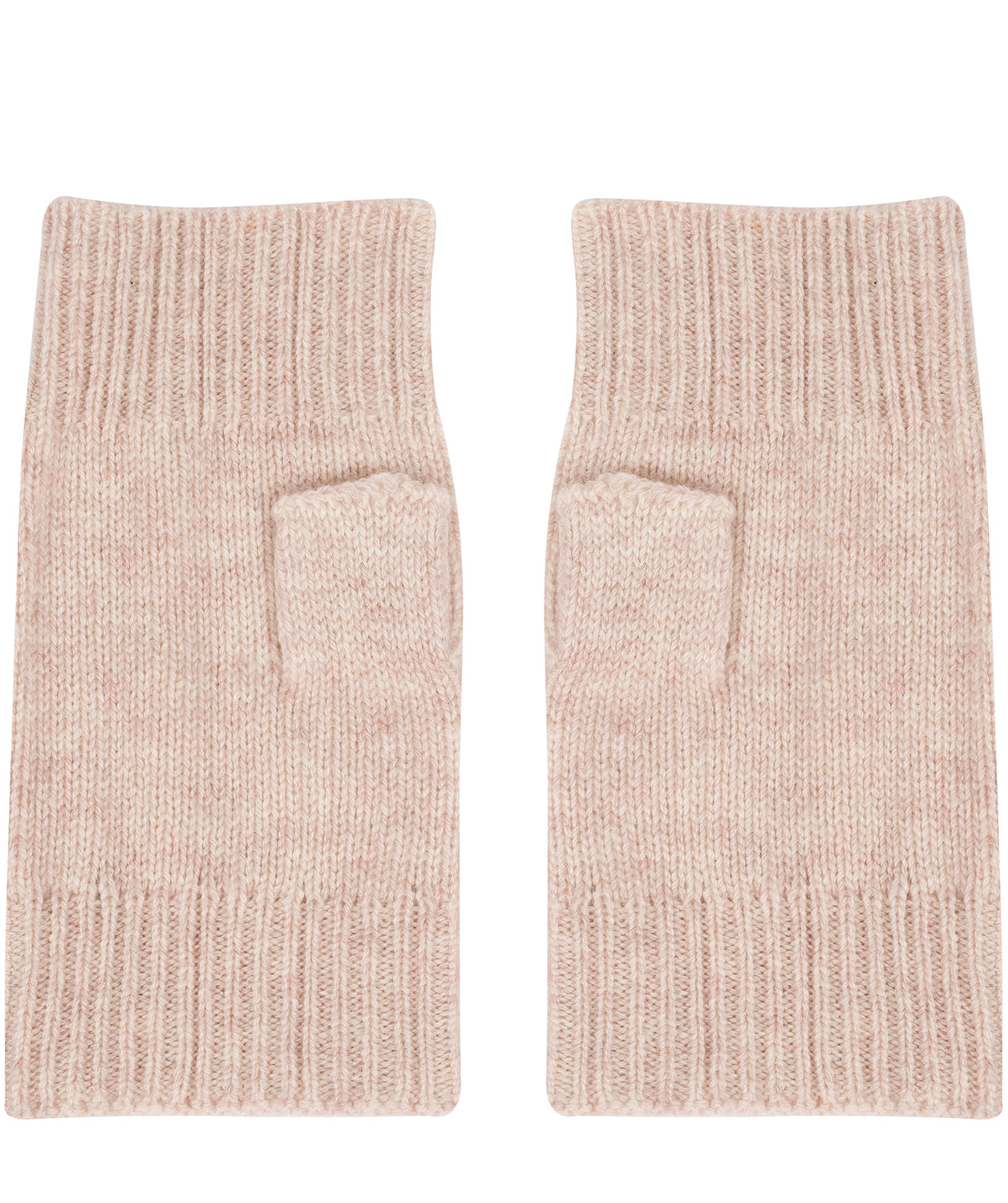 'Grange' Oatmeal Cashmere & Merino Wool Wrist Warmers