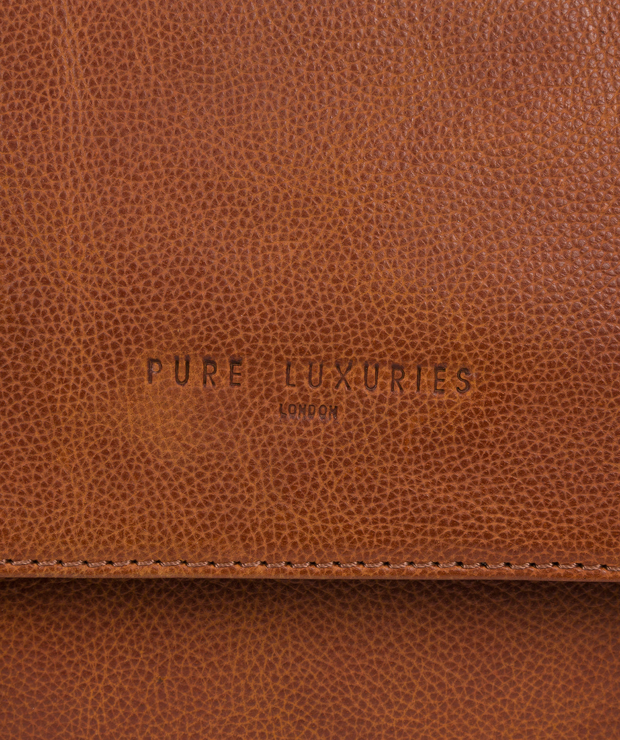 Idris' Tan Leather Briefcase