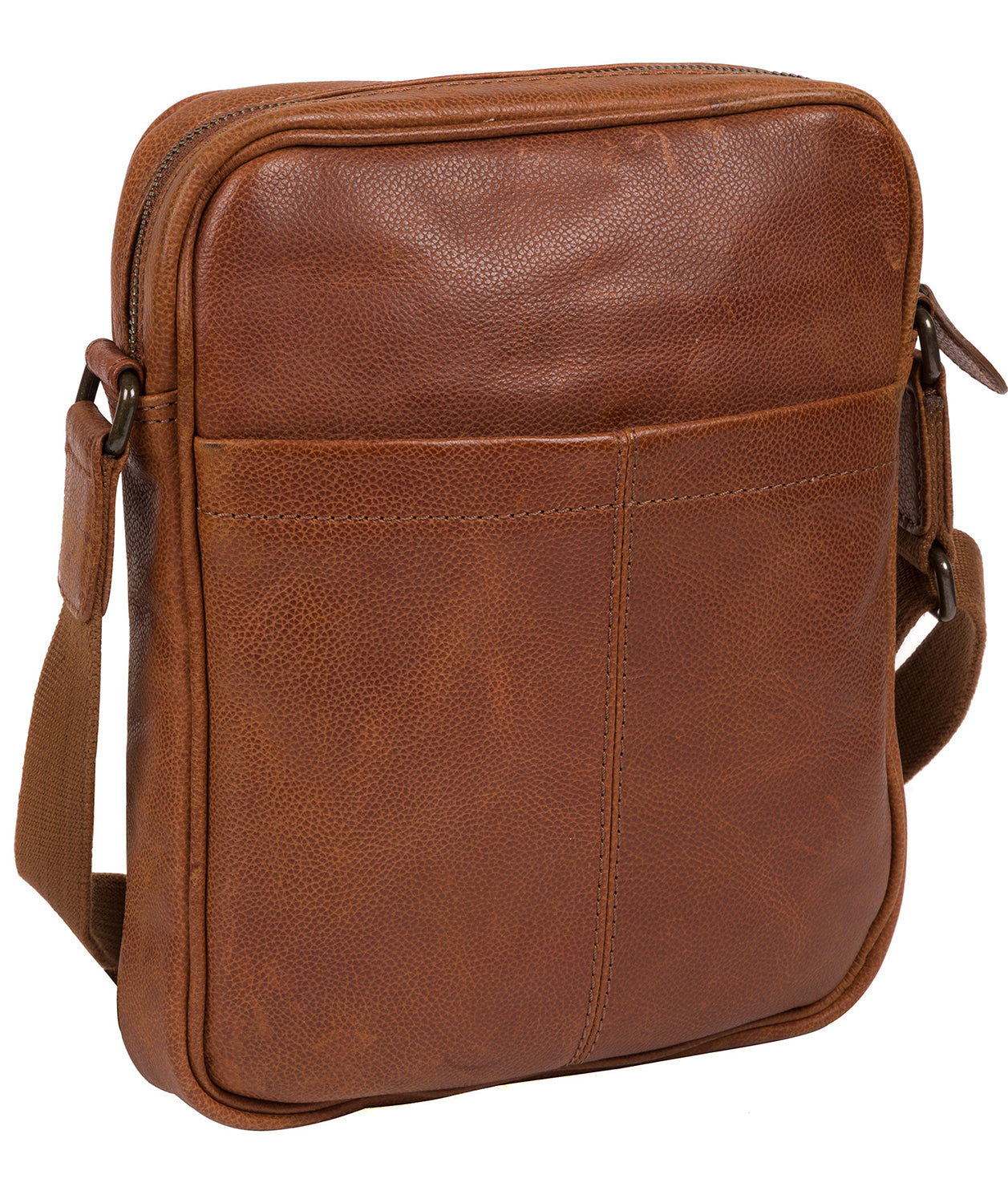 'Capitan' Tan Leather Cross Body Bag image 3