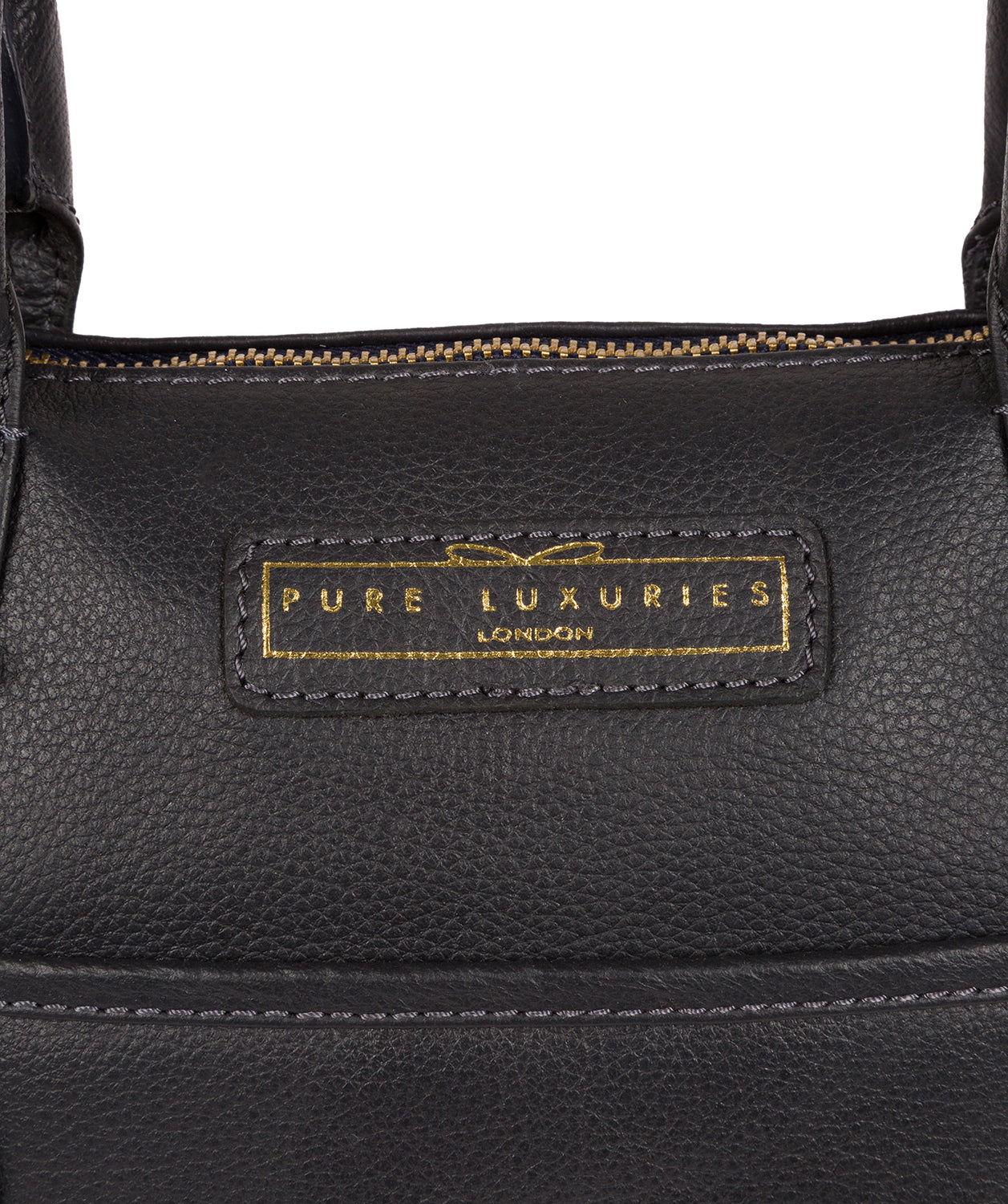 'Arundel' Navy Leather Handbag