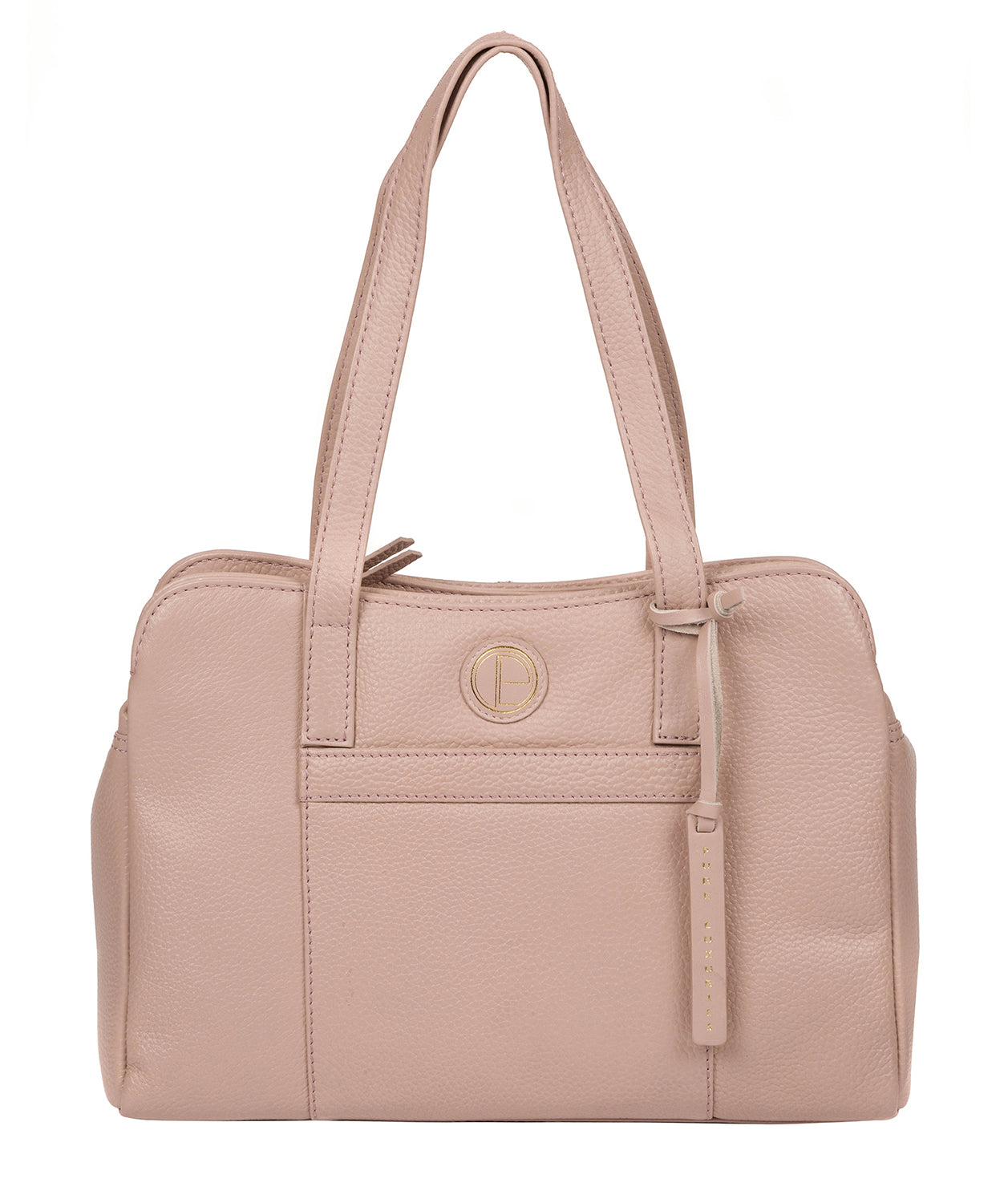 'Henna' Blush Pink Leather Handbag Pure Luxuries London