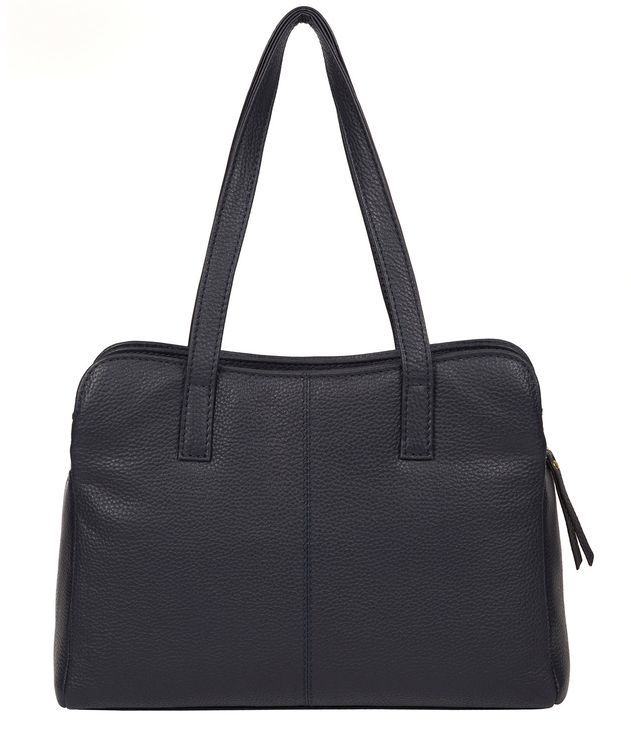 'Henna' Navy Leather Handbag Pure Luxuries London