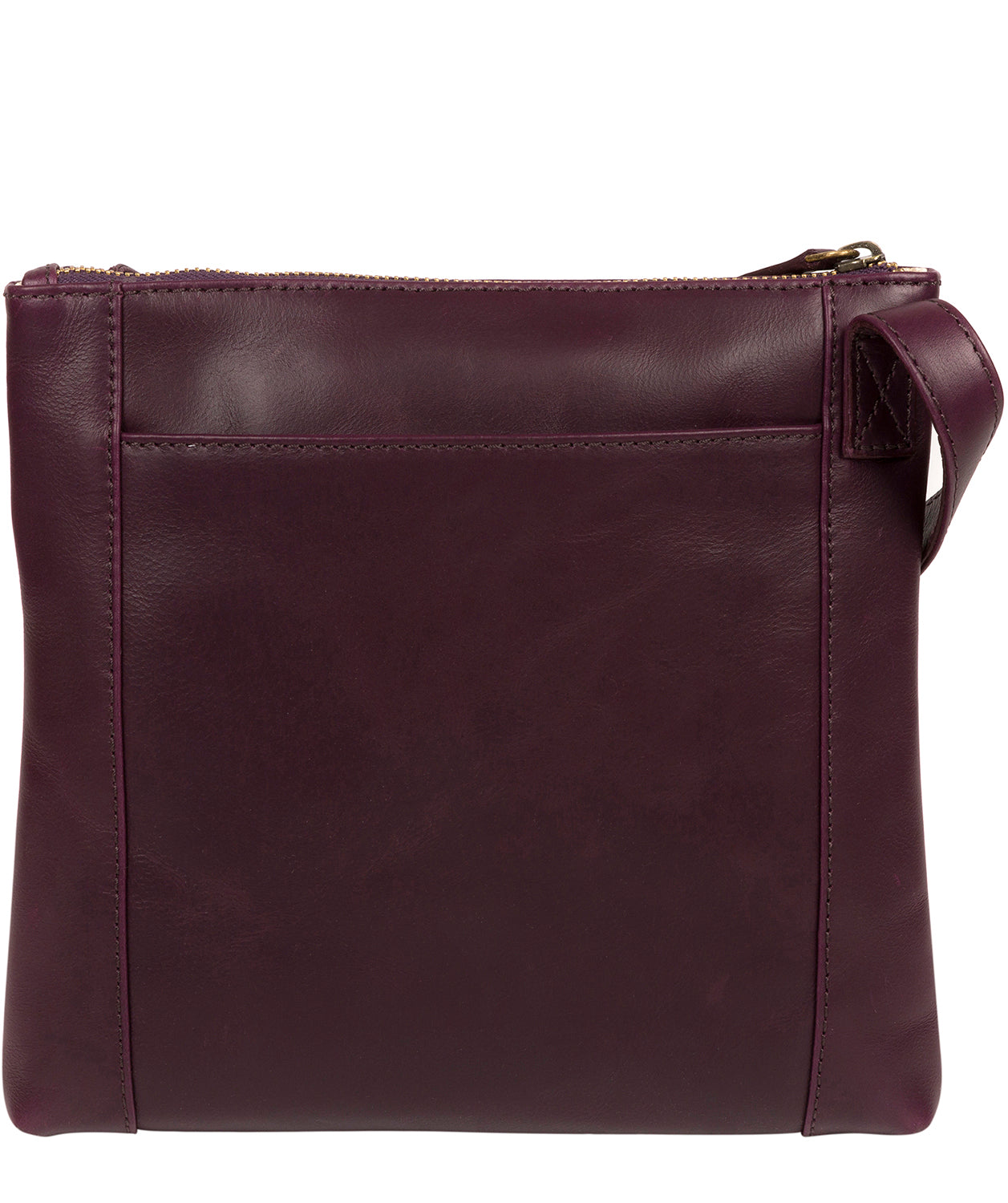 'Valley' Blackberry Leather Cross Body Bag image 3