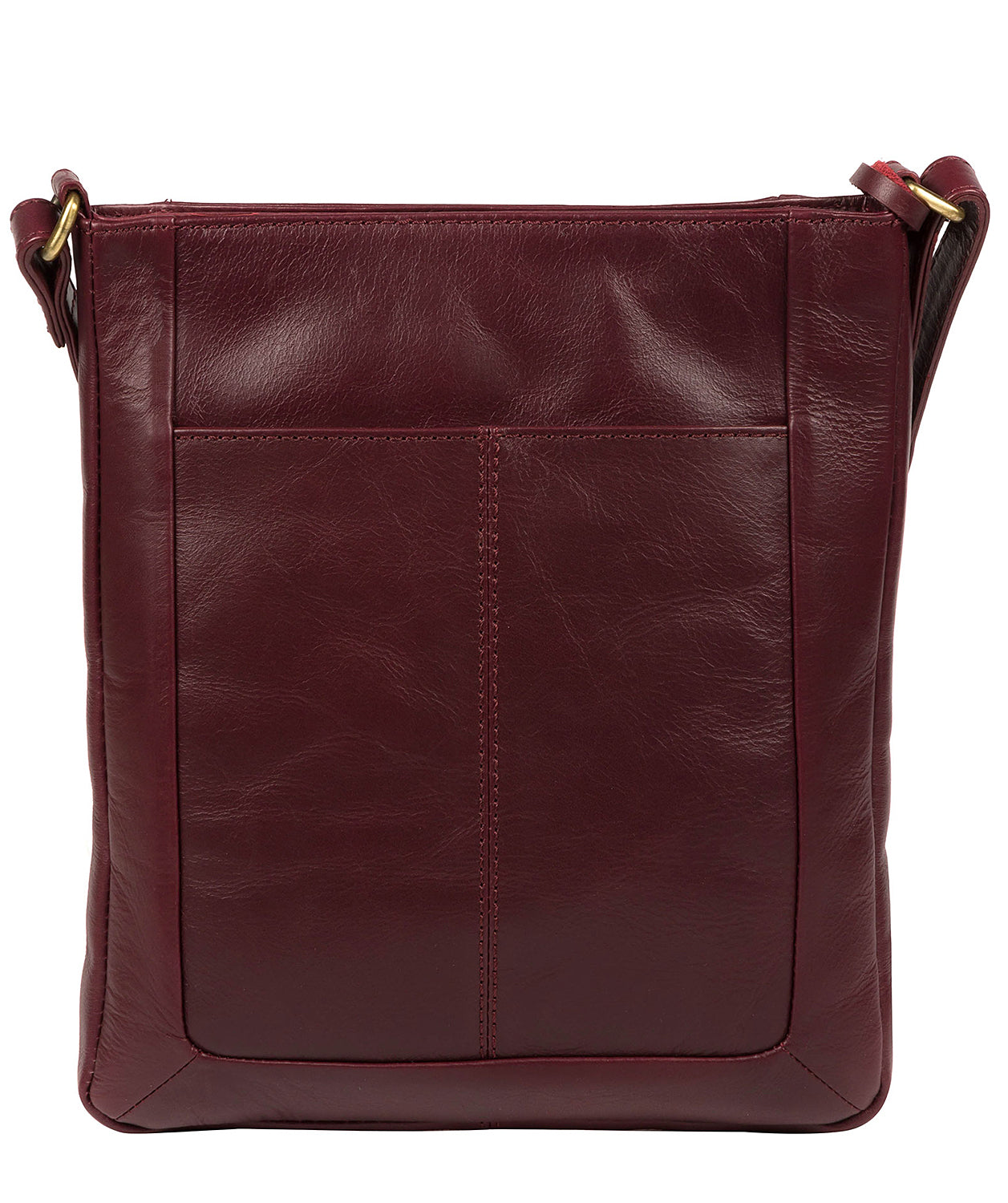 'Bythorn' Burgundy Leather Cross Body Bag