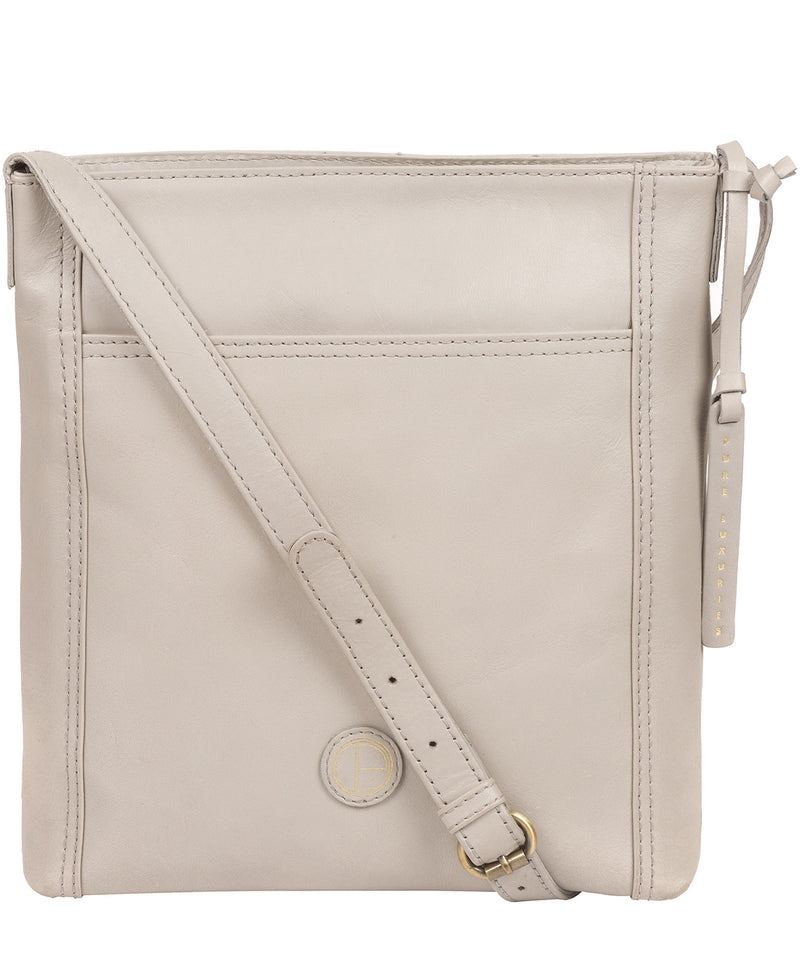 Grey Leather Crossbody Bag 'Plumpton' by Pure Luxuries – Pure