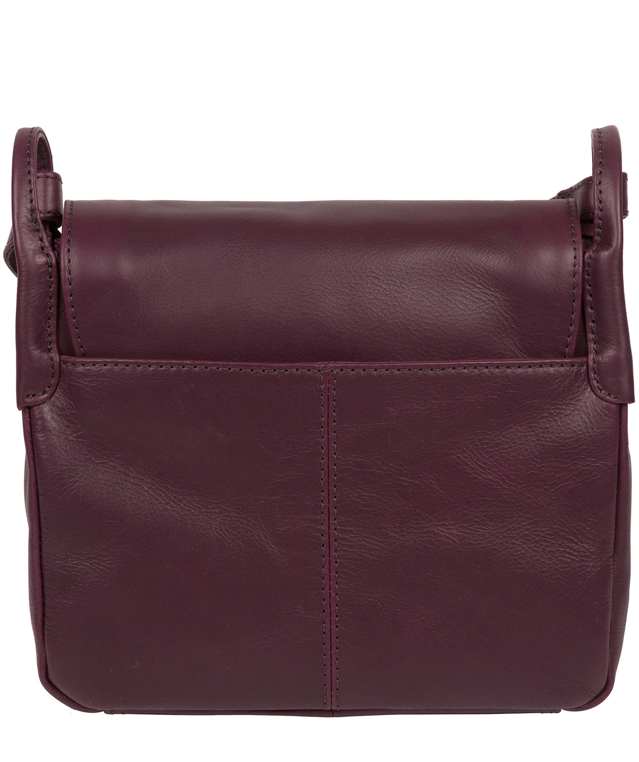 'Houghton' Blackberry Leather Cross Body Bag image 3