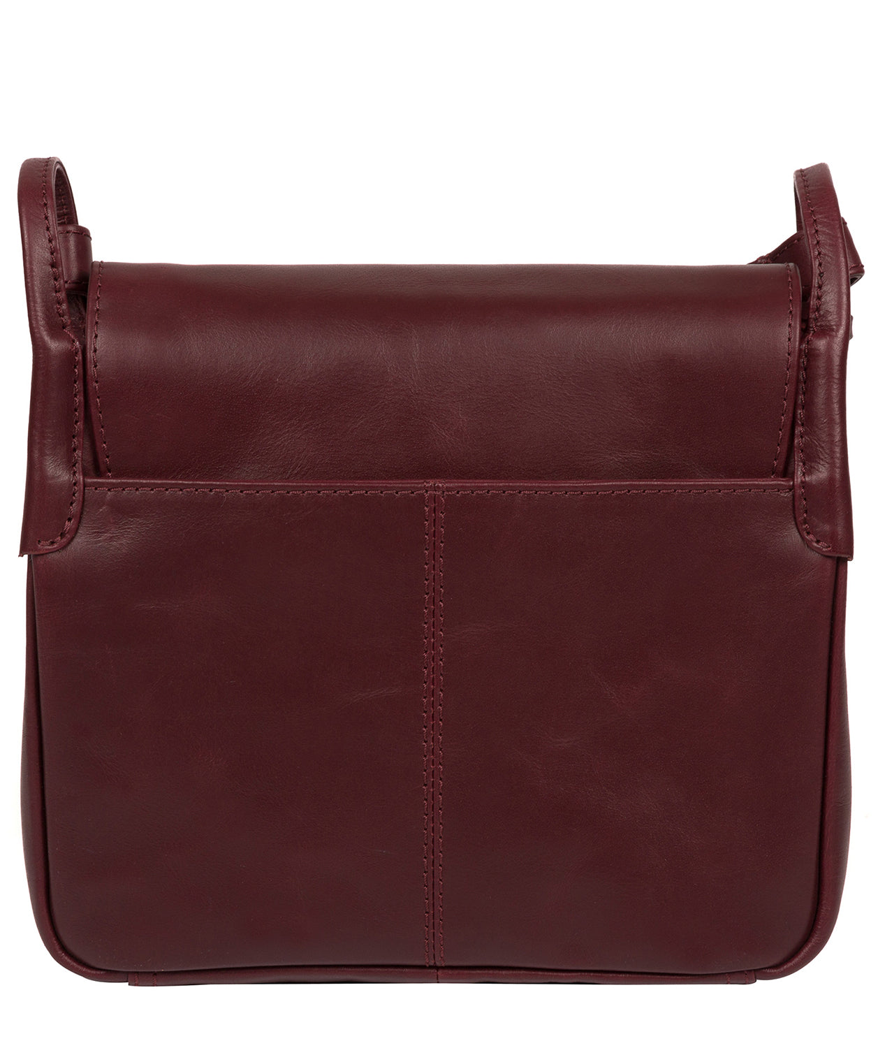 'Houghton' Burgundy Leather Cross Body Bag image 3