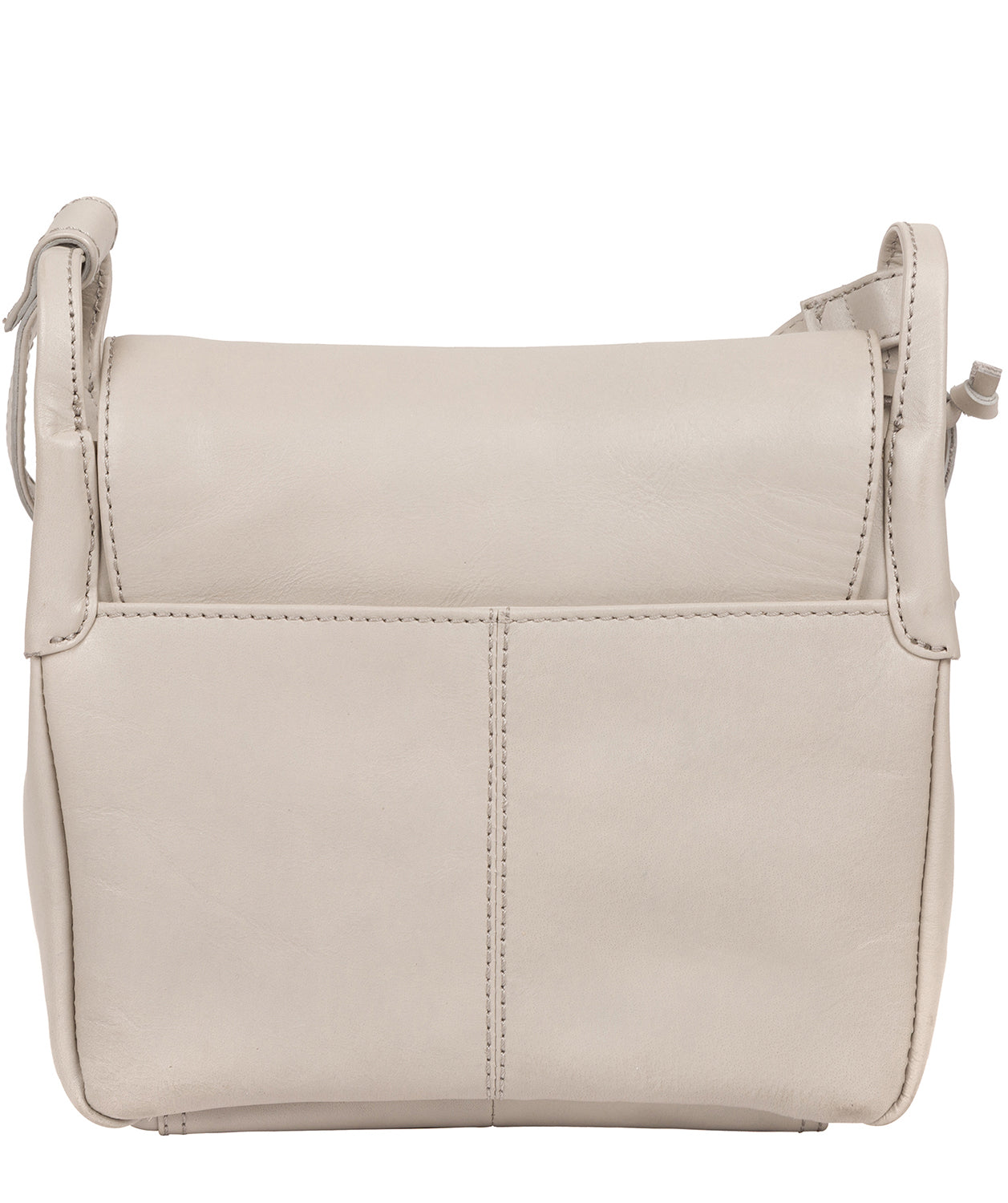 'Houghton' Dove Grey Leather Cross Body Bag Pure Luxuries London