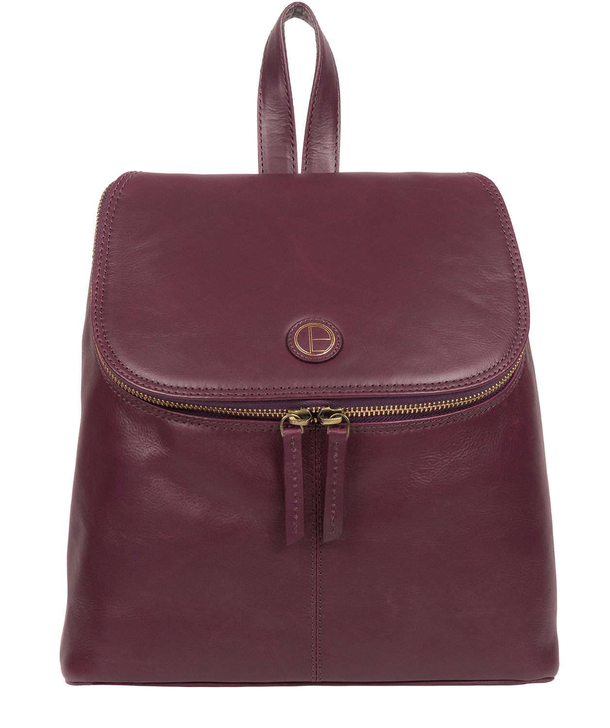 'Marbury' Blackberry Leather Backpack image 1