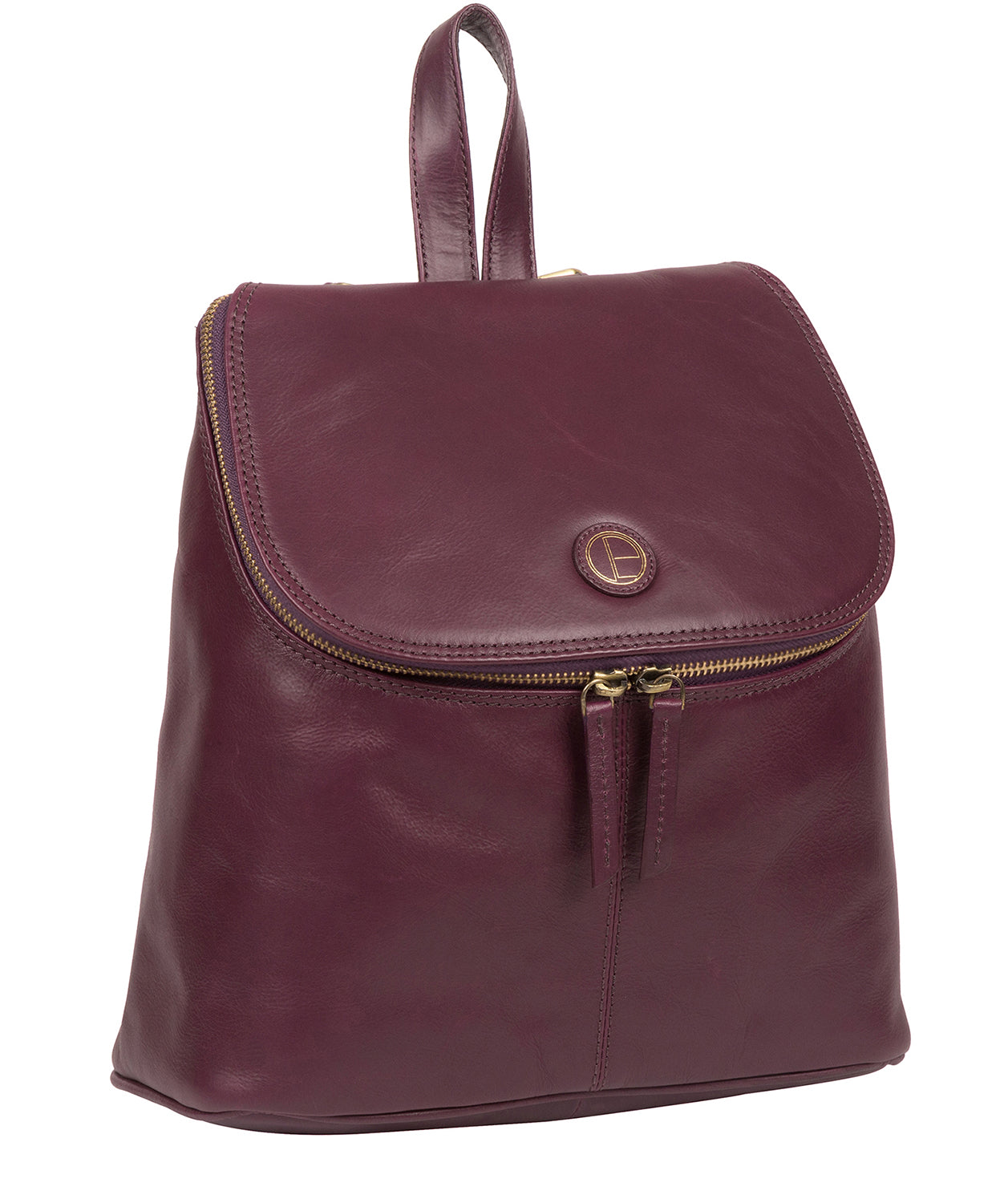 'Marbury' Blackberry Leather Backpack image 5