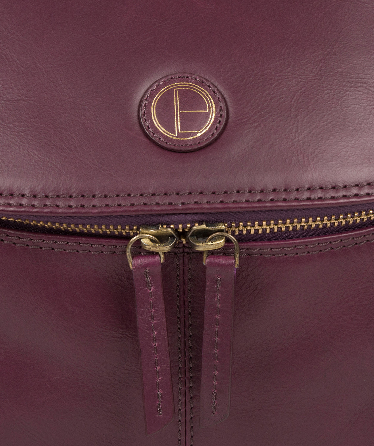 'Marbury' Blackberry Leather Backpack image 6