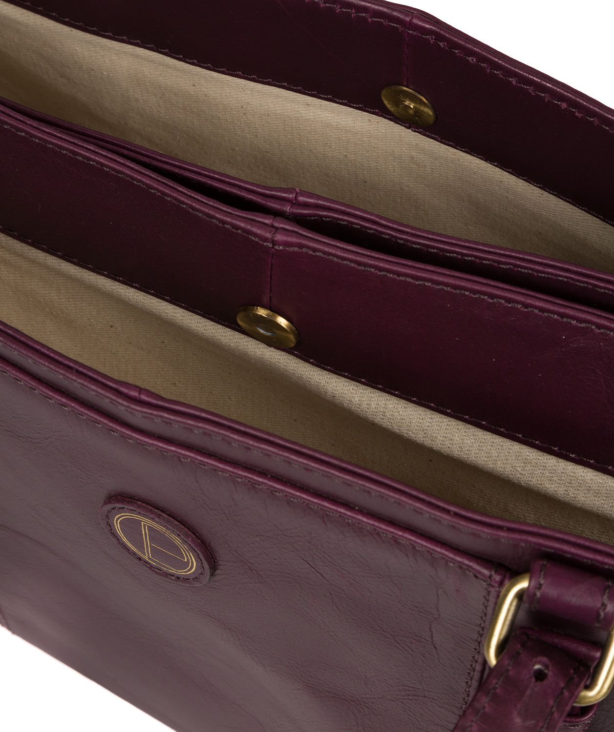 'Wollerton' Burgundy Leather Tote Bag