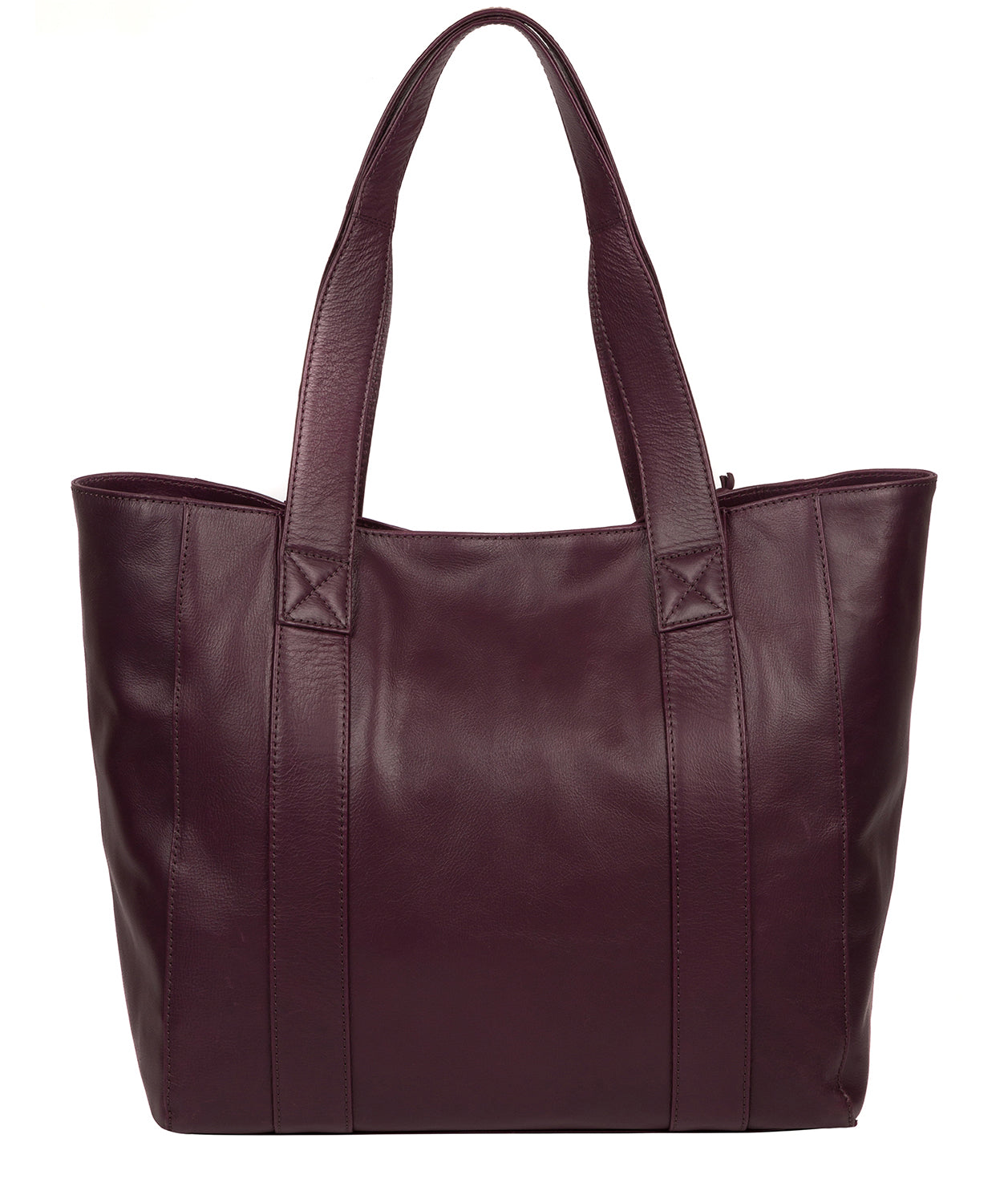 'Cranbrook' Blackberry Leather Tote Bag image 3