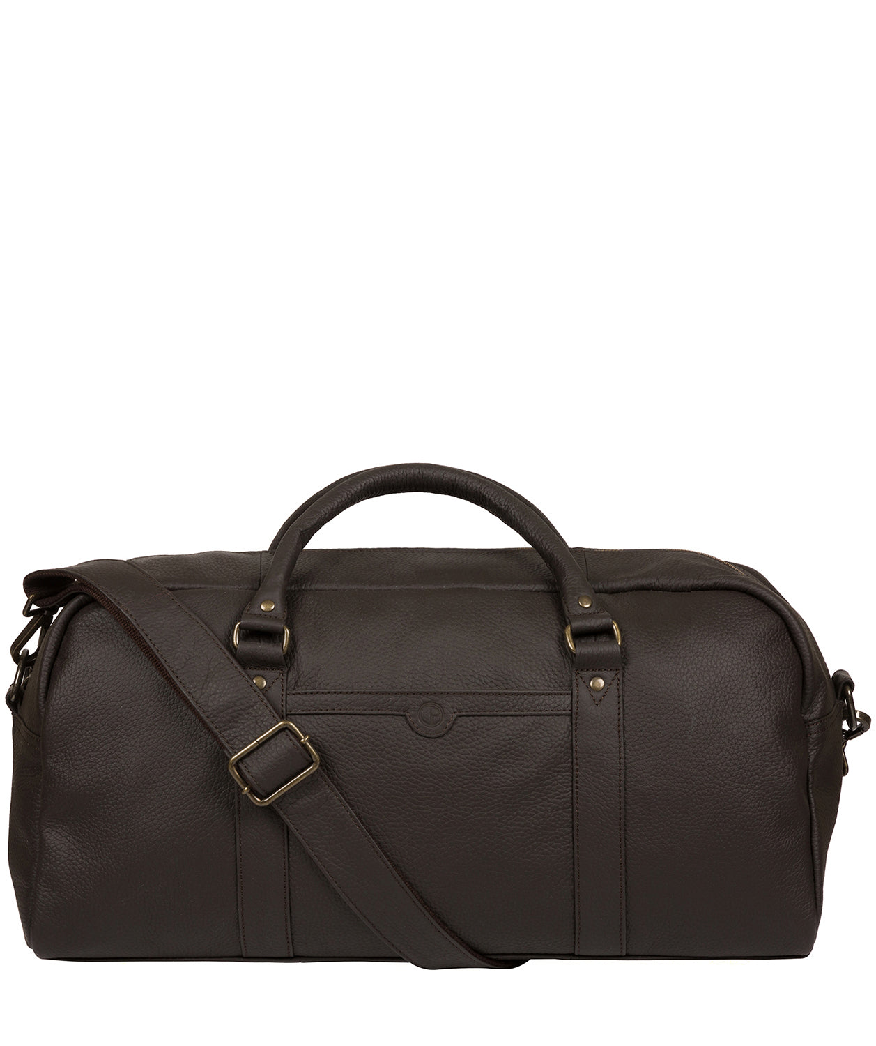 'Shackleton' Brown Leather Holdall