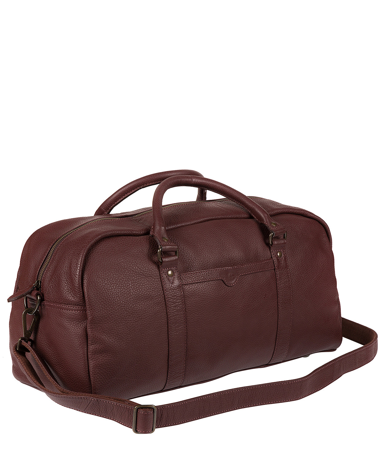 'Shackleton' Oxblood Genuine Leather Holdall