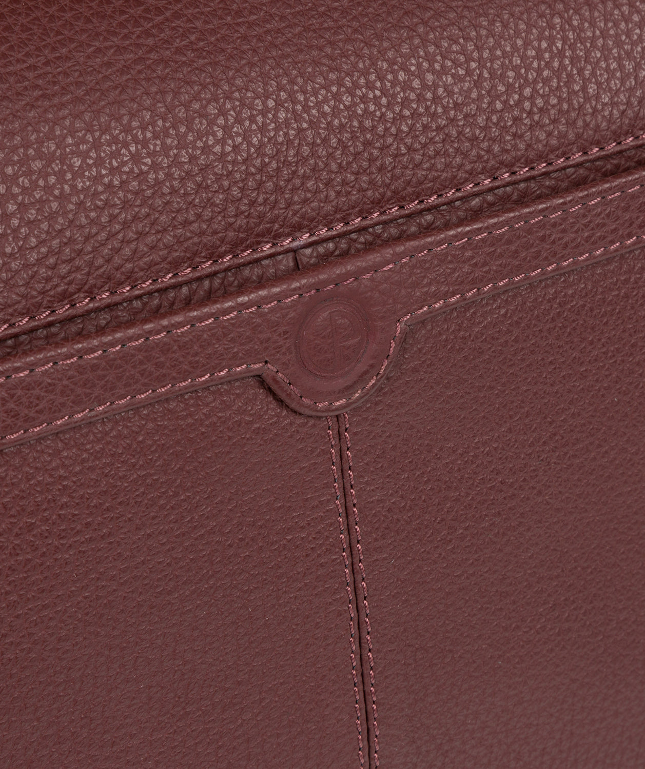 'Scott 'Oxblood' Natural Leather Messenger Bag Pure Luxuries London