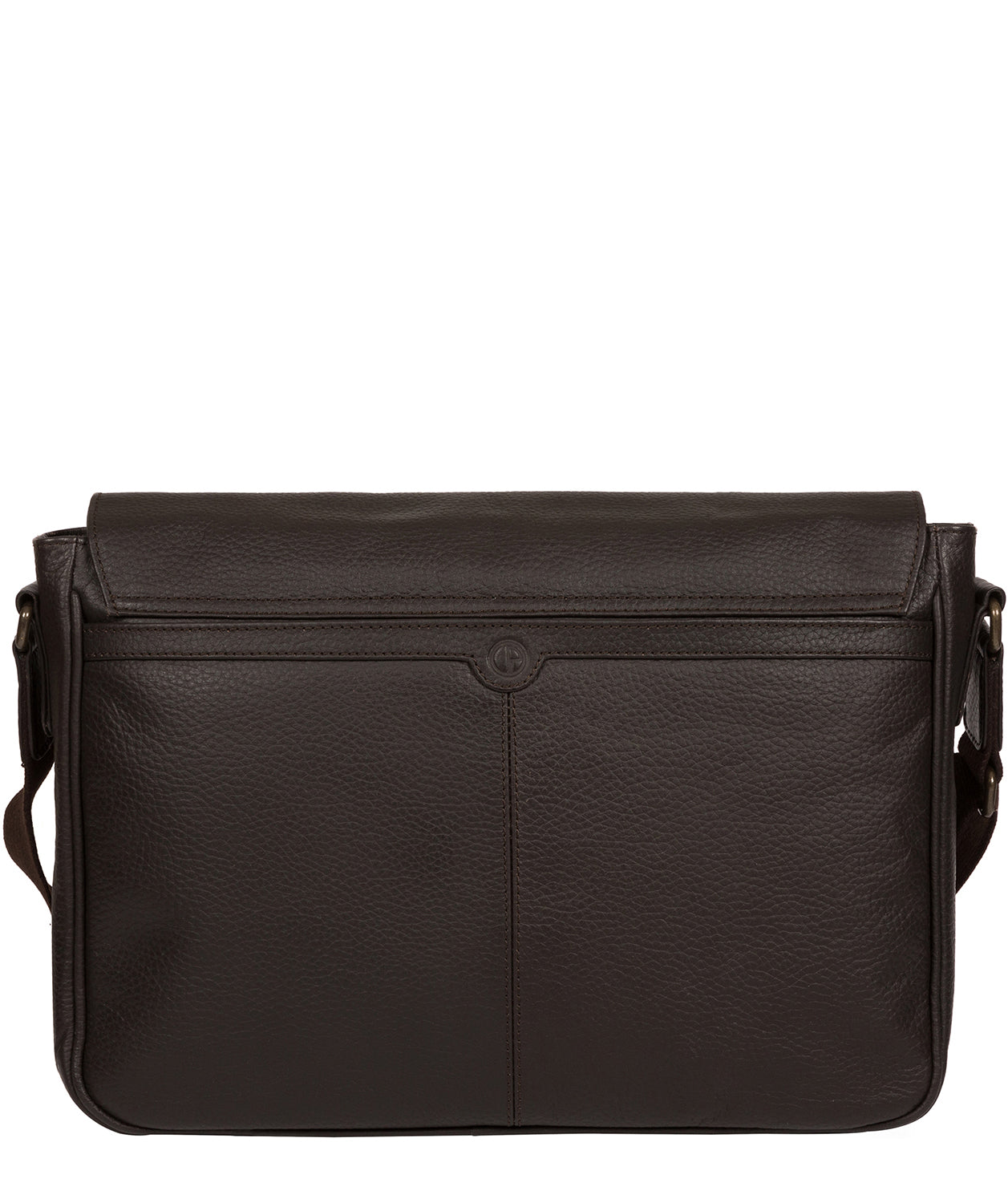 'Keats' Brown Leather Messenger Bag Pure Luxuries London