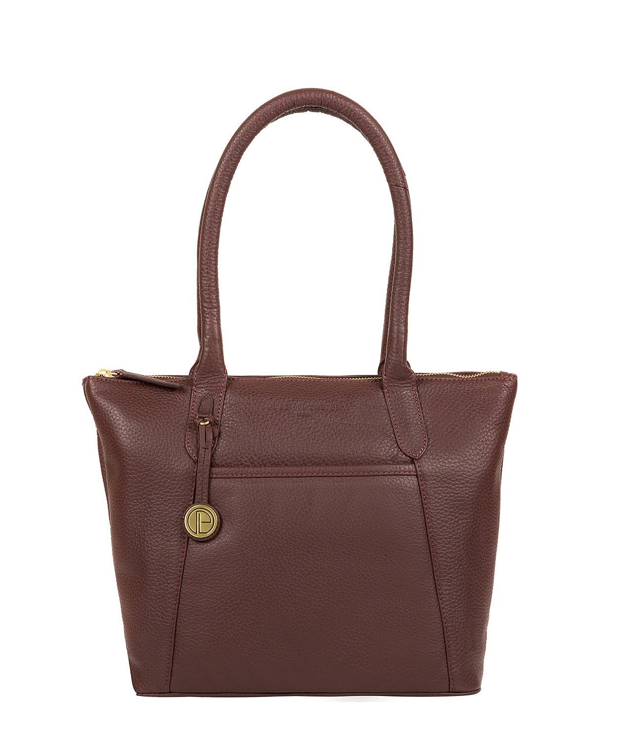 'Alnwick' Auburn Small Leather Tote