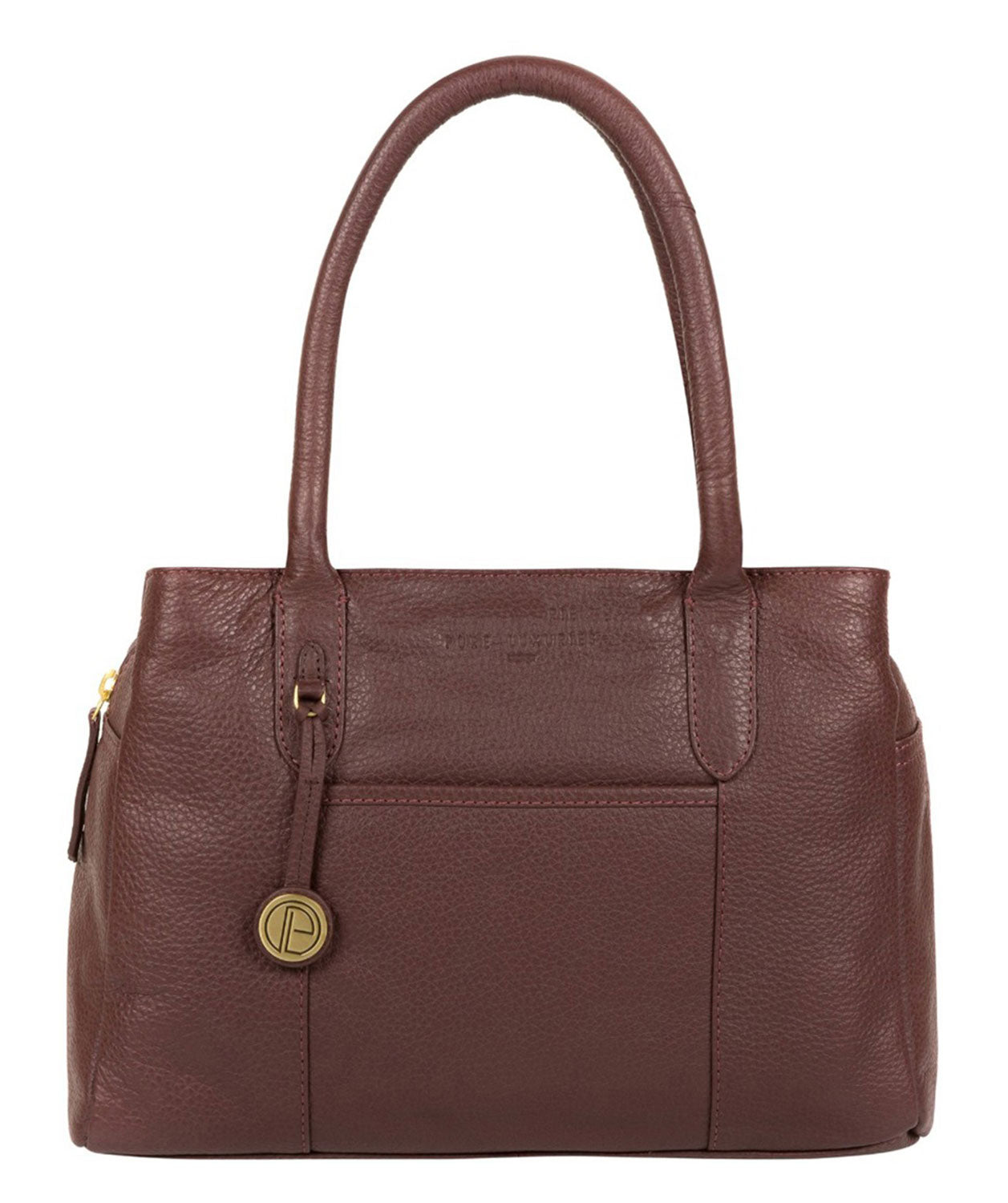 'Cheadle' Auburn Leather Handbag