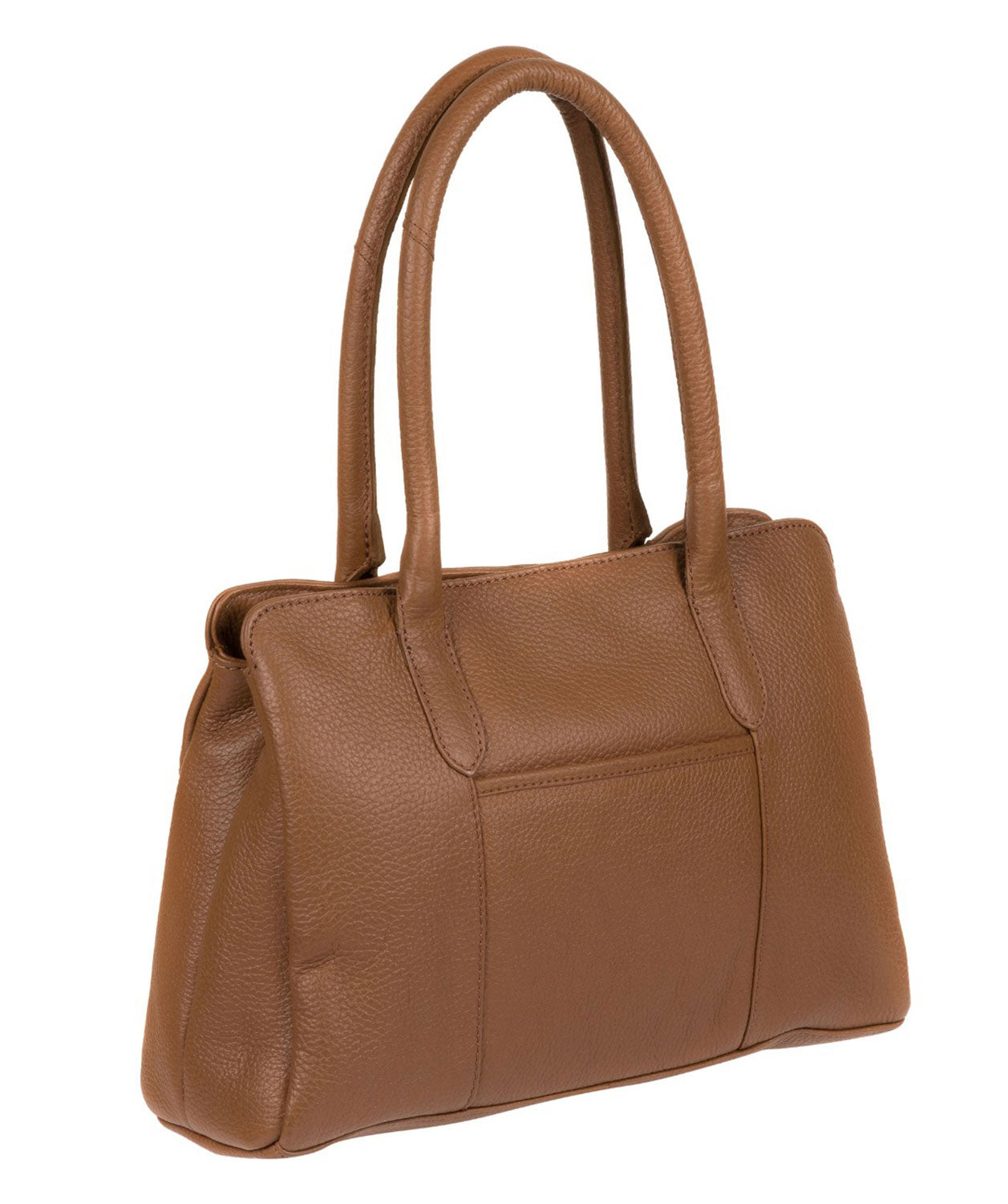 'Darley' Dark Tan Leather Handbag