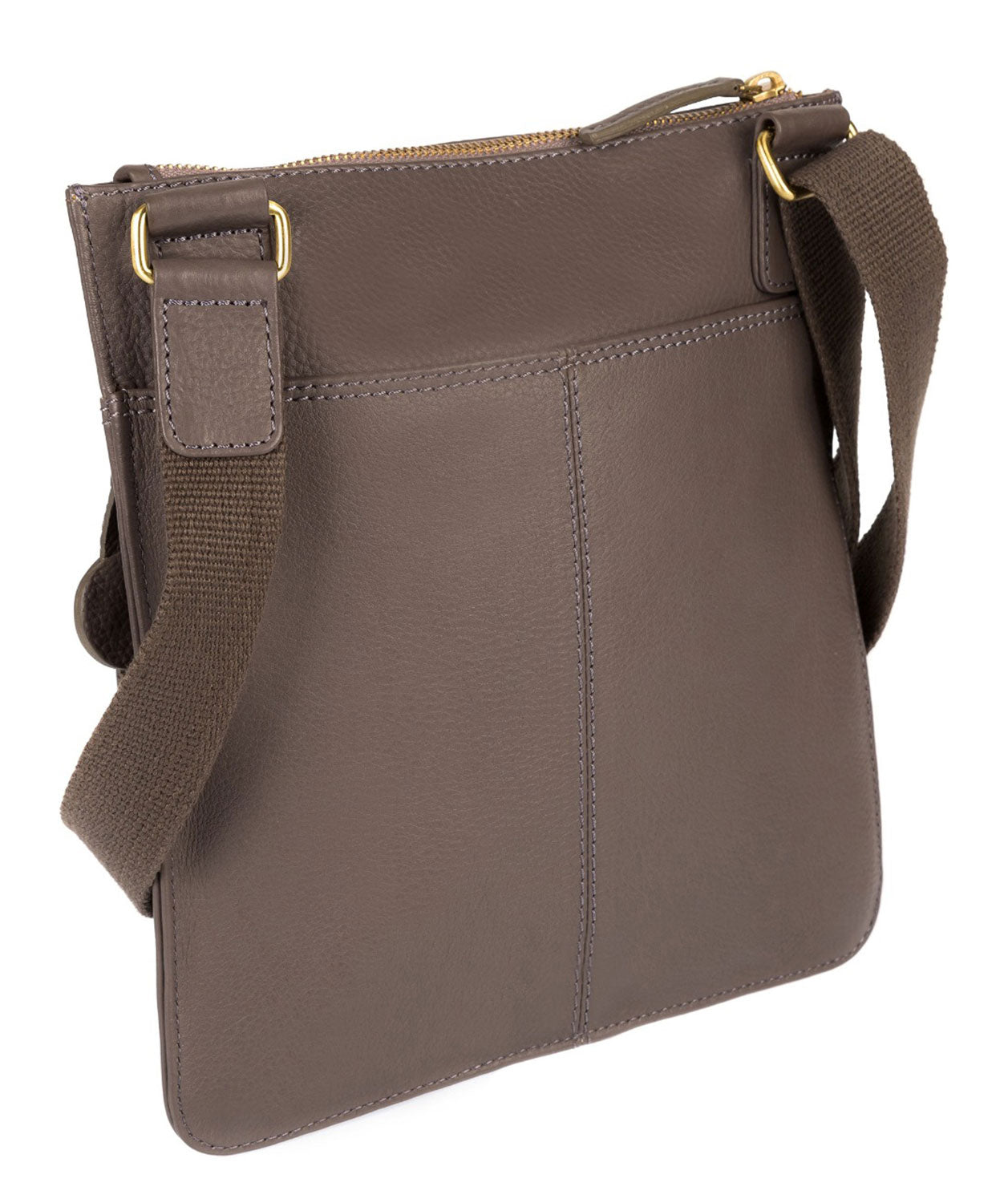 'Jarrow' Grey & Gold-Coloured Detail Bag