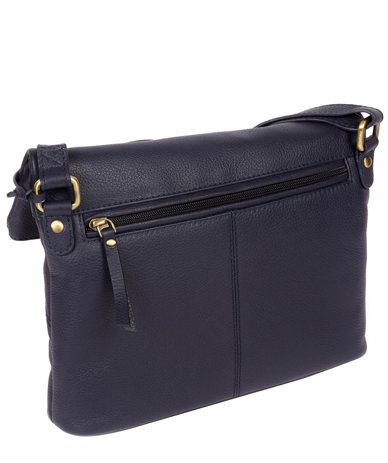 'Korin' Navy Leather Cross Body Bag image 3